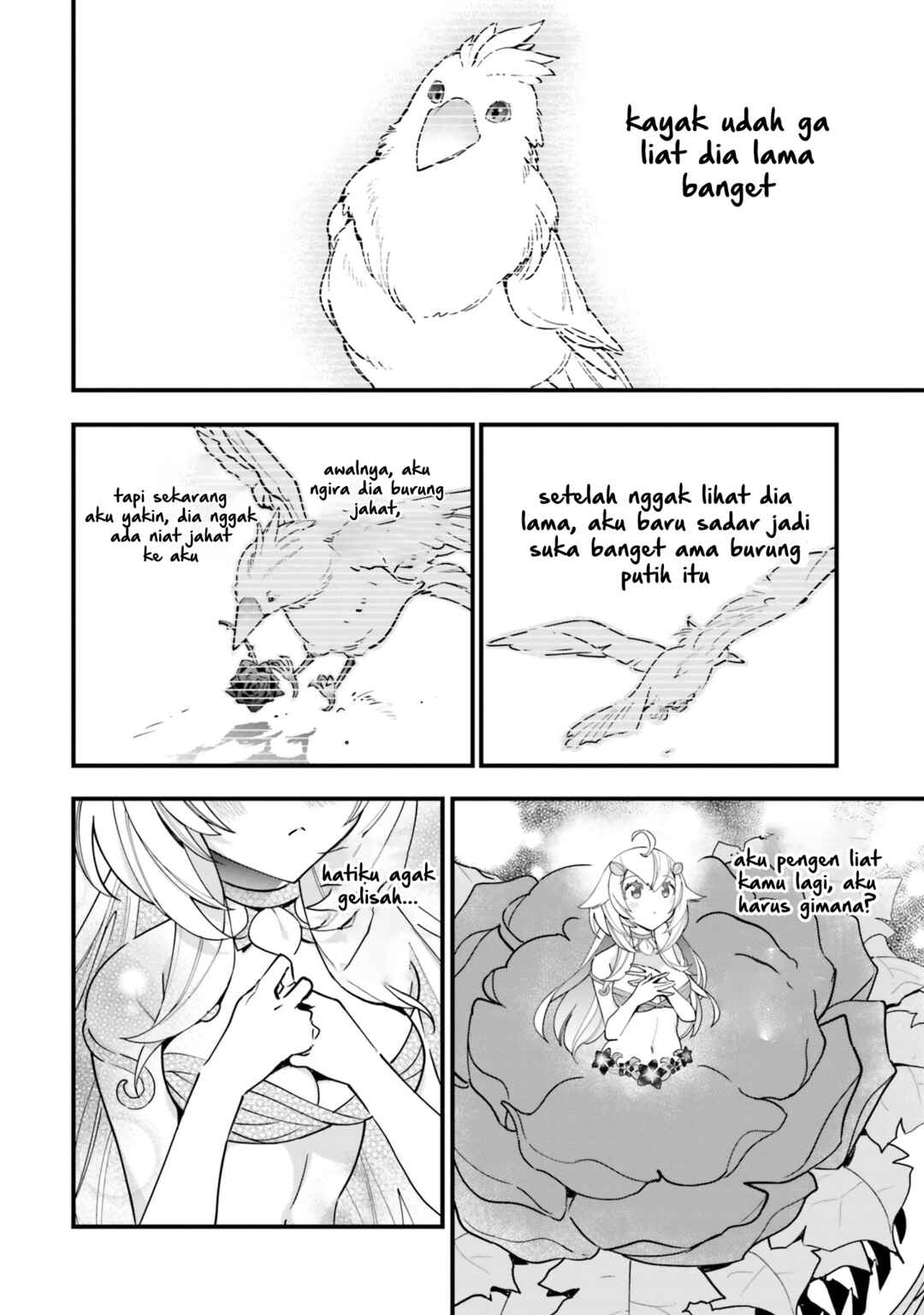 Shokubutsu Monster Musume Nikki: Seijo datta Watashi ga Uragirareta Hate ni Alraune ni Tensei Shite Shimatta node, kore kara wa Kougousei o Shinagara Shizuka ni Shokubutsu Life o Sugoshimasu Chapter 12 - Page 17