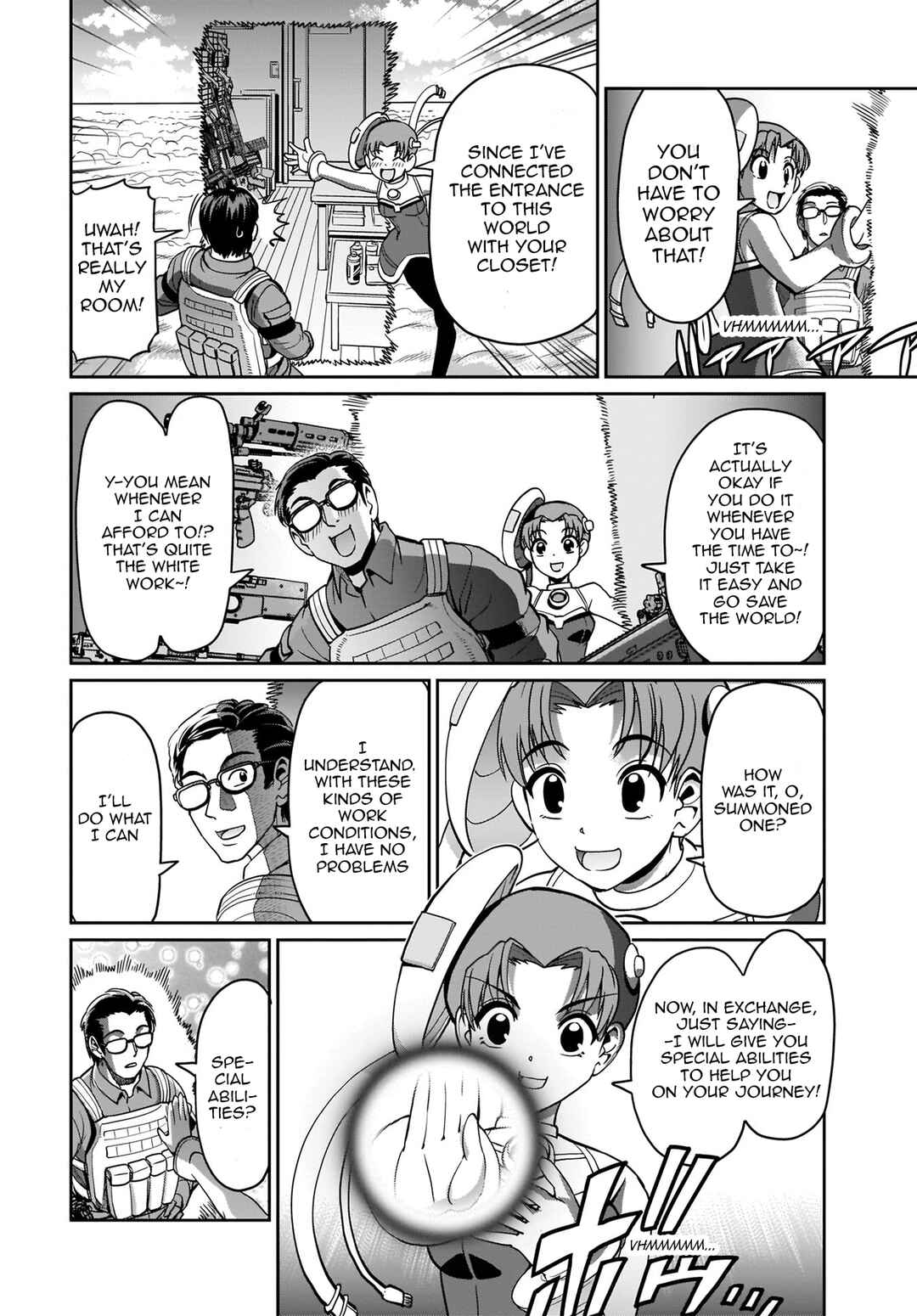 Isekai Shoukan Ojisan no Juu Musou Life ~Sabage-zuki Salaryman wa Kaisha Owari ni Isekai e Chokki Suru~ Chapter 2 - Page 11