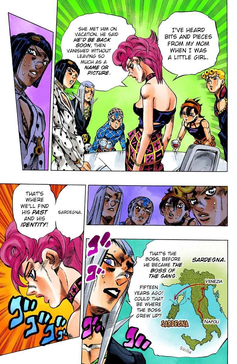 JoJo no Kimyou na Bouken: Part 5 - Ougon no Kaze Color-ban Chapter 85 - Page 16