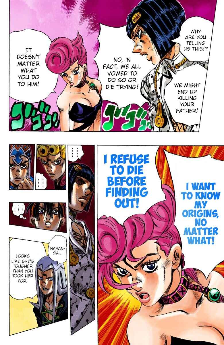 JoJo no Kimyou na Bouken: Part 5 - Ougon no Kaze Color-ban Chapter 85 - Page 17