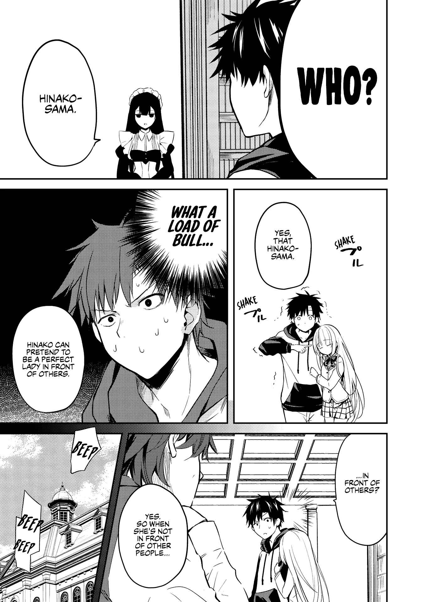Saijo no Osewa - Takane no Hana-darake na Meimonkou de, Gakuin Ichi no Ojousama (Seikatsu Nouryoku Kaimu) wo Kagenagara Osewa Suru koto ni narimashita Chapter 2.1 - Page 17