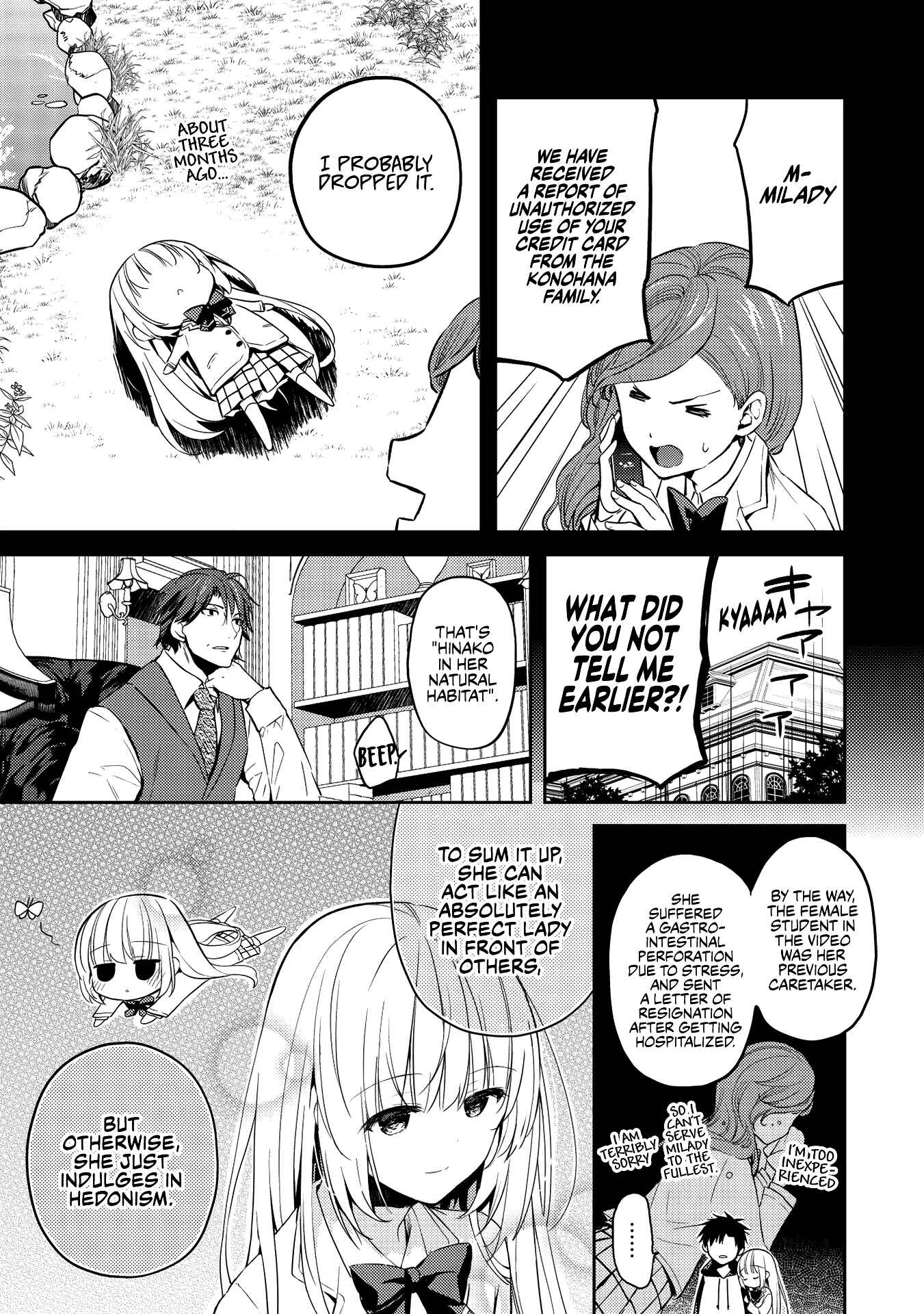 Saijo no Osewa - Takane no Hana-darake na Meimonkou de, Gakuin Ichi no Ojousama (Seikatsu Nouryoku Kaimu) wo Kagenagara Osewa Suru koto ni narimashita Chapter 2.1 - Page 19