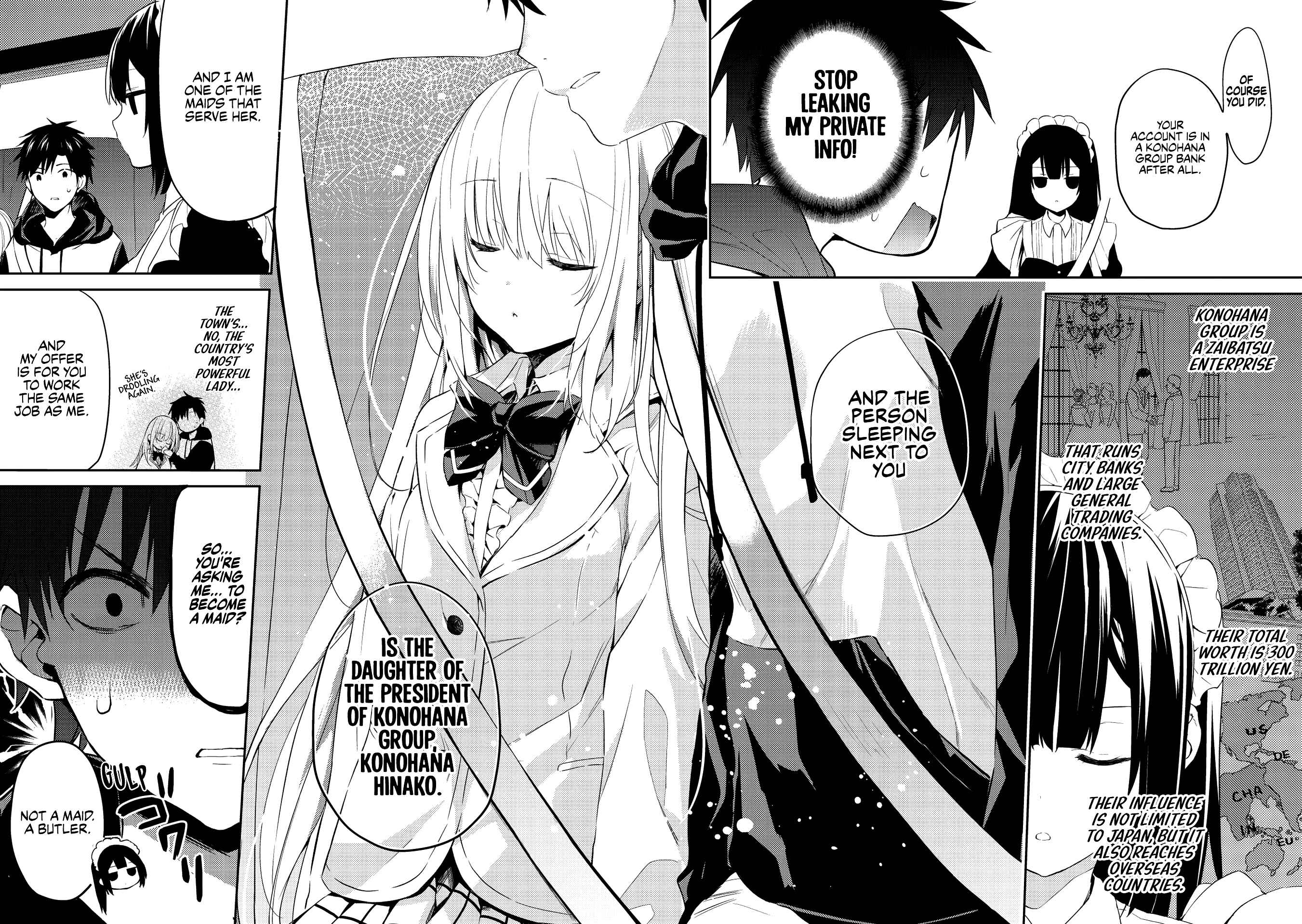Saijo no Osewa - Takane no Hana-darake na Meimonkou de, Gakuin Ichi no Ojousama (Seikatsu Nouryoku Kaimu) wo Kagenagara Osewa Suru koto ni narimashita Chapter 2.1 - Page 3