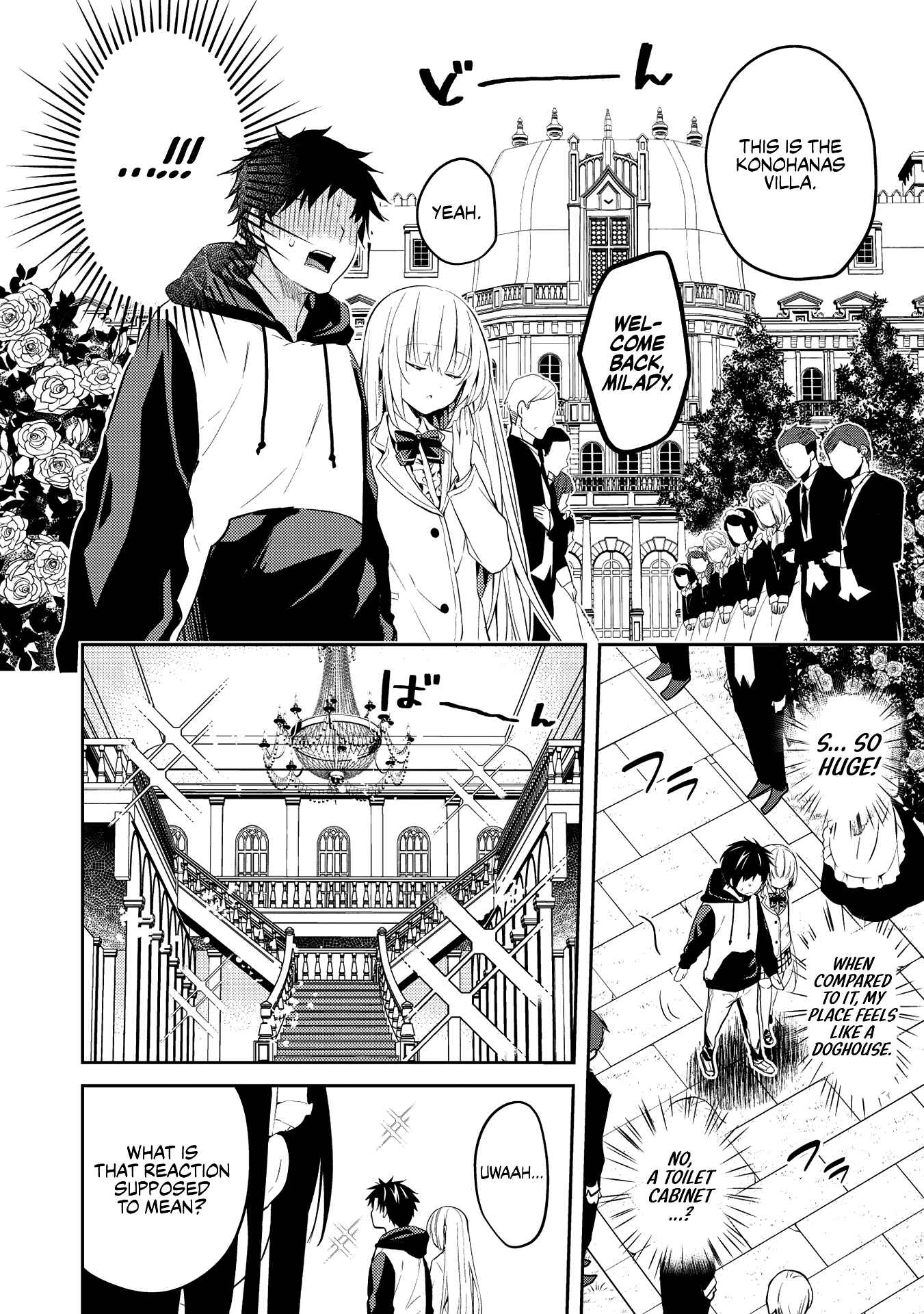 Saijo no Osewa - Takane no Hana-darake na Meimonkou de, Gakuin Ichi no Ojousama (Seikatsu Nouryoku Kaimu) wo Kagenagara Osewa Suru koto ni narimashita Chapter 2.1 - Page 6