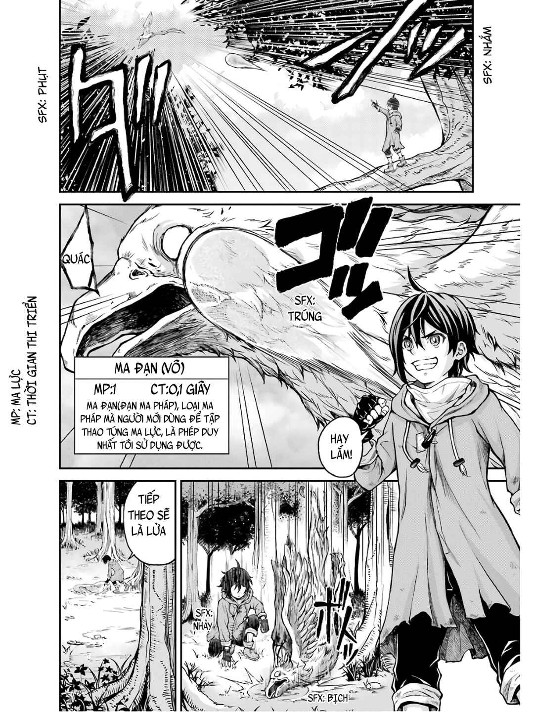 Saisoku Musou no B-kyuu Mahou Tsukai: Ippatsu Utareru Mae ni Senpatsu Uchikaesu! Chapter 1 - Page 13