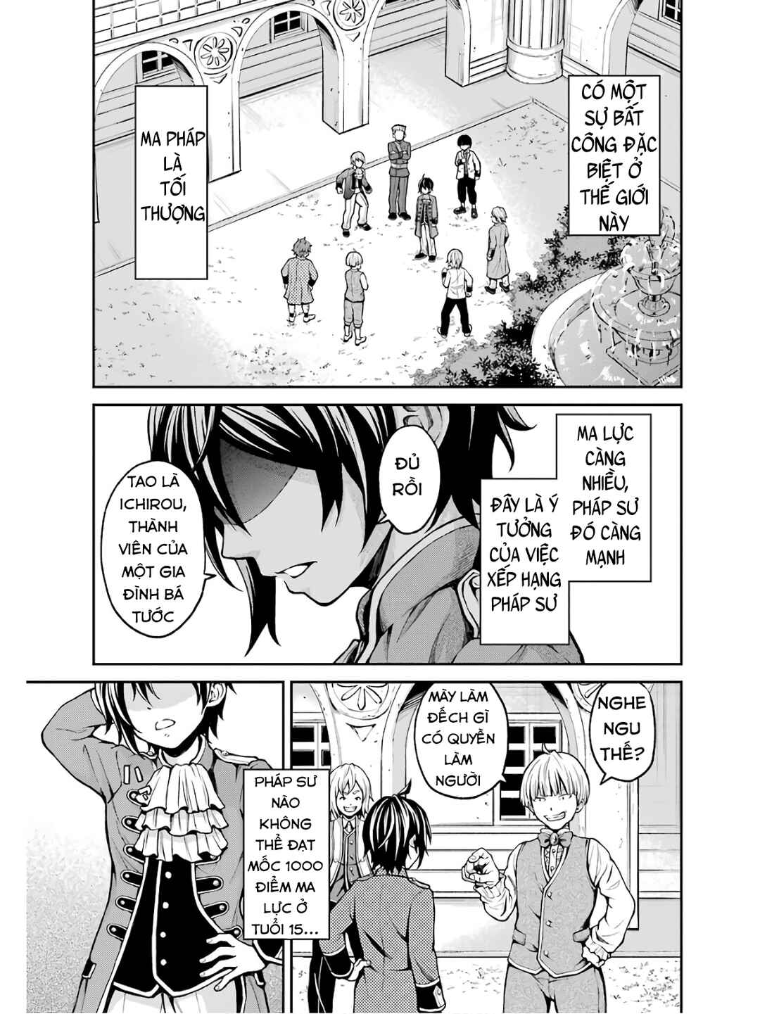 Saisoku Musou no B-kyuu Mahou Tsukai: Ippatsu Utareru Mae ni Senpatsu Uchikaesu! Chapter 1 - Page 7