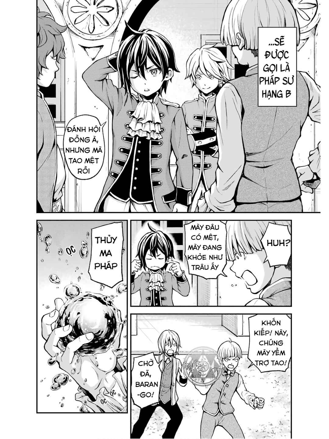 Saisoku Musou no B-kyuu Mahou Tsukai: Ippatsu Utareru Mae ni Senpatsu Uchikaesu! Chapter 1 - Page 8