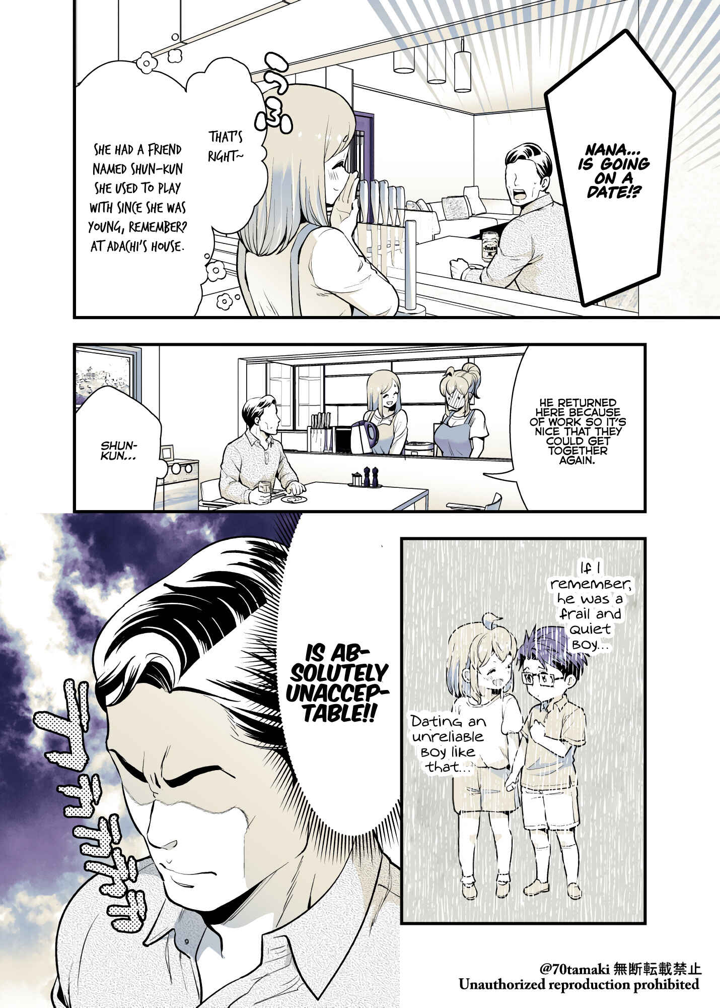 Osananajimi ga Hisabisa ni Saikai Shitara Otagai Kyonyuu ni Natteta Chapter 37 - Page 2