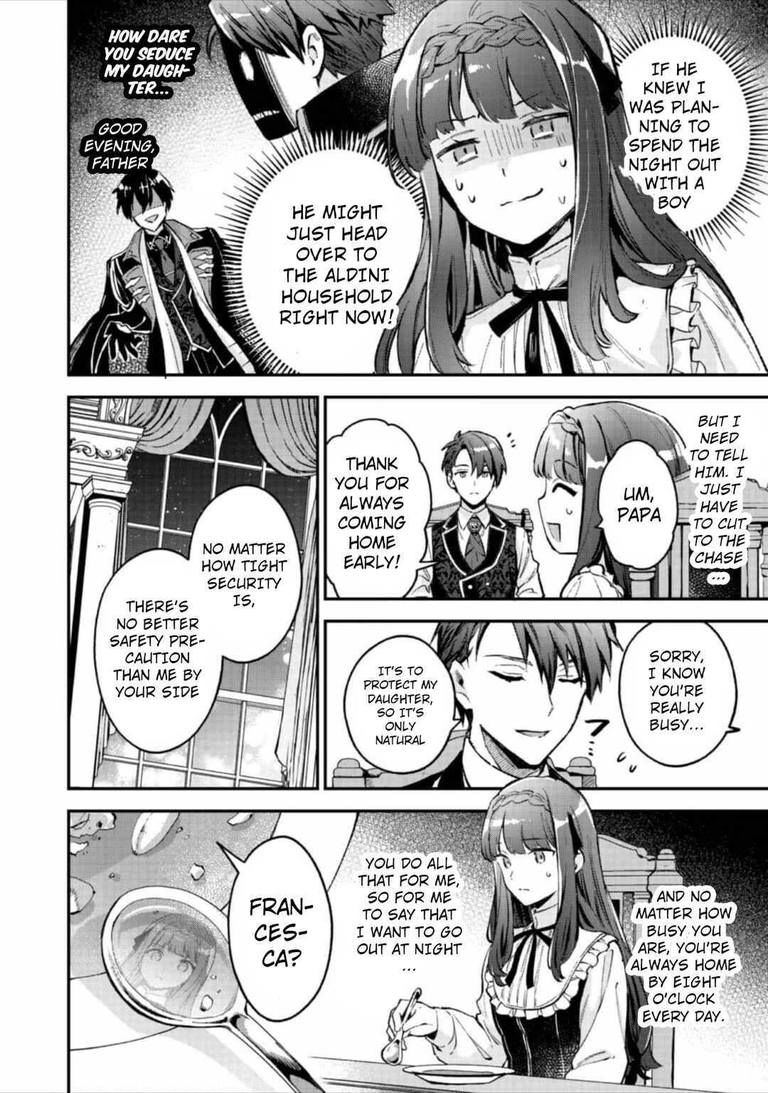 Akutou Ikka no Mana Musume, Tensei Saki mo Otome Game no Gokudou Reijou deshita Chapter 7 - Page 21