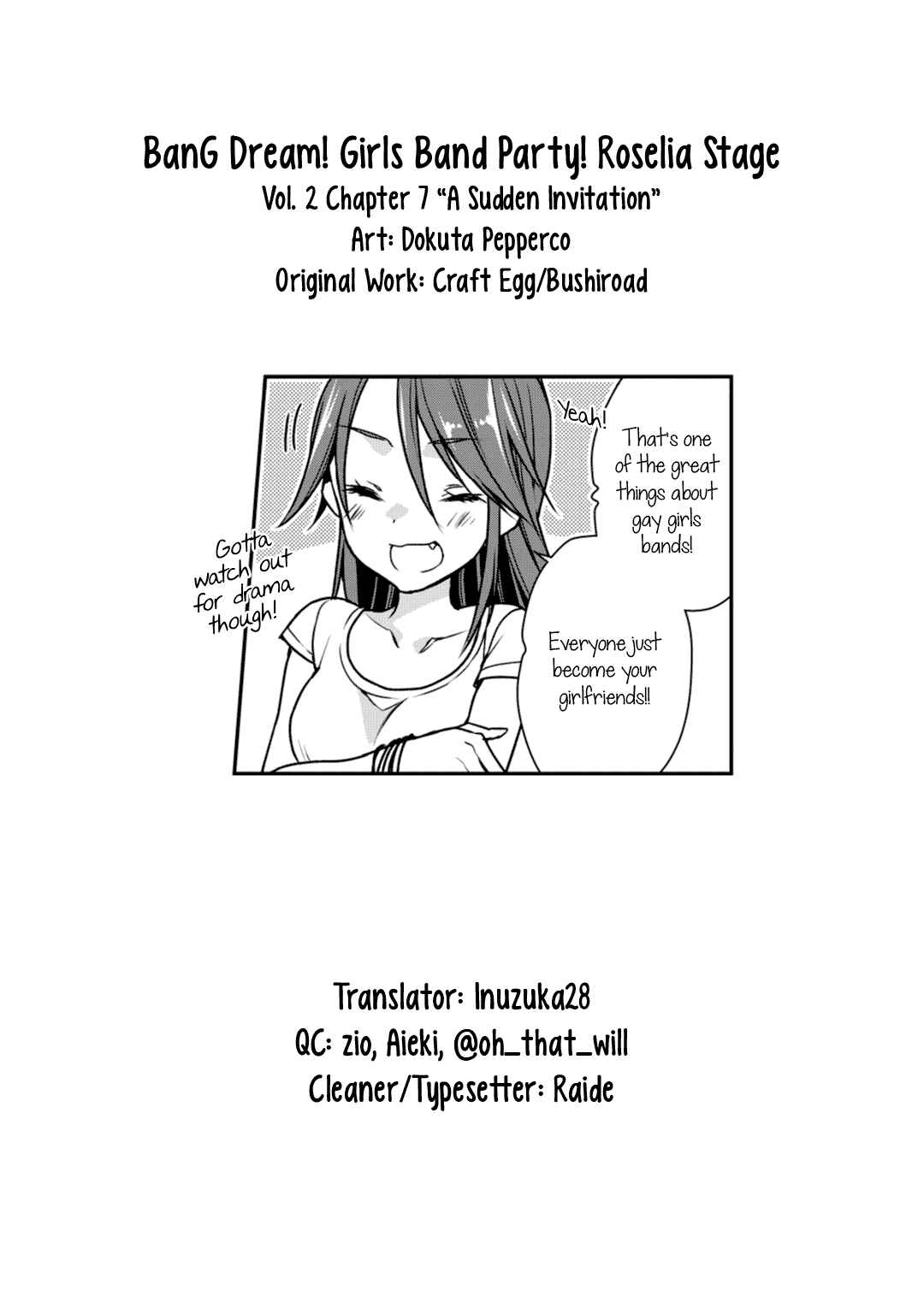 BanG Dream! Girls Band Party! Roselia Stage Chapter 7 - Page 38