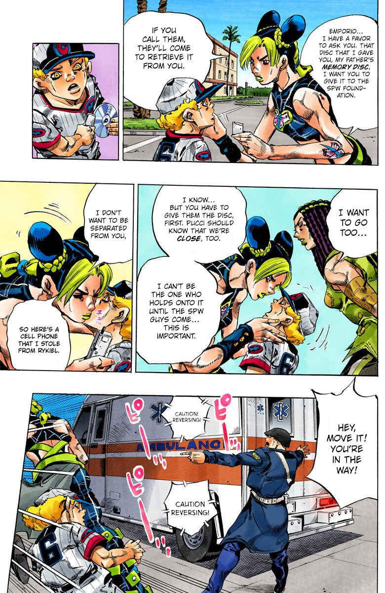 JoJo no Kimyou na Bouken: Part 6 - Stone Ocean Color-ban Chapter 118 - Page 5