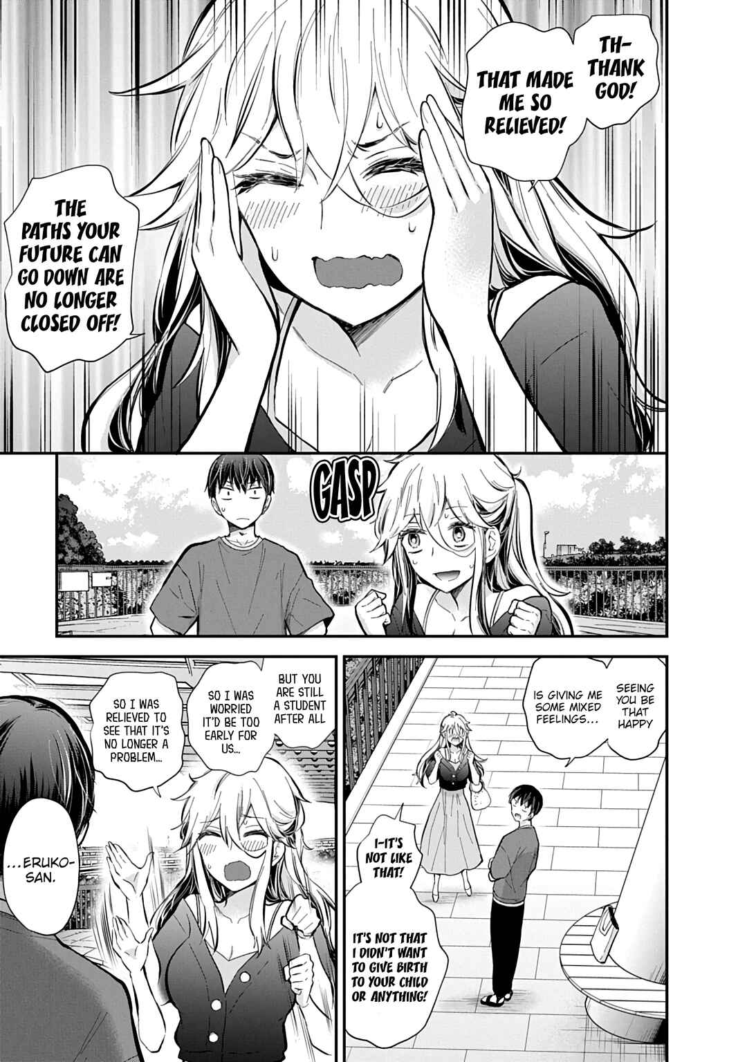 Shingeki no Eroko-san: Hen na Oneesan wa Danshi Kousei to Nakayoku Naritai Chapter 62 - Page 12