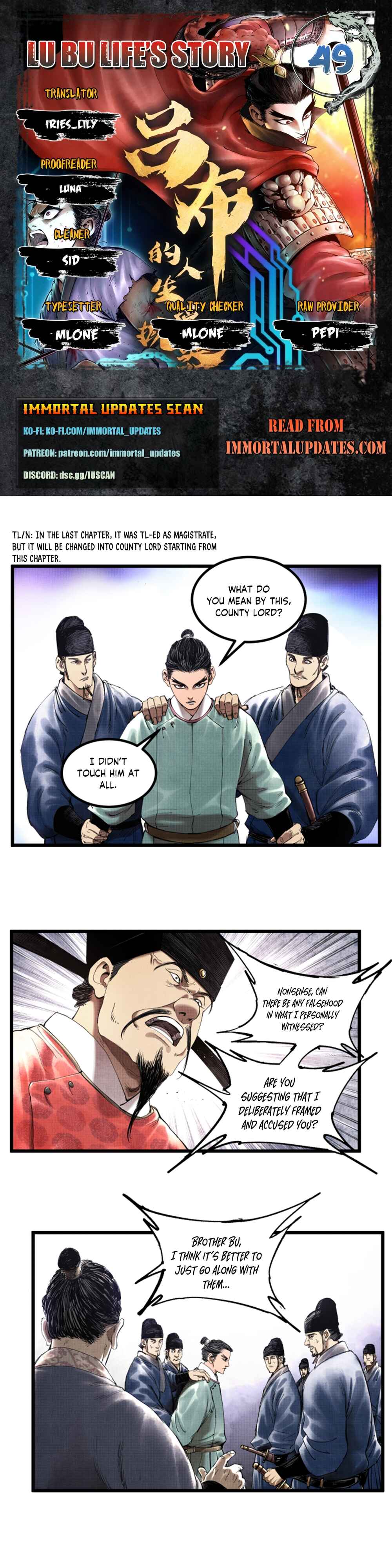 Lu Bu's Life Simulator Chapter 49 - Page 1