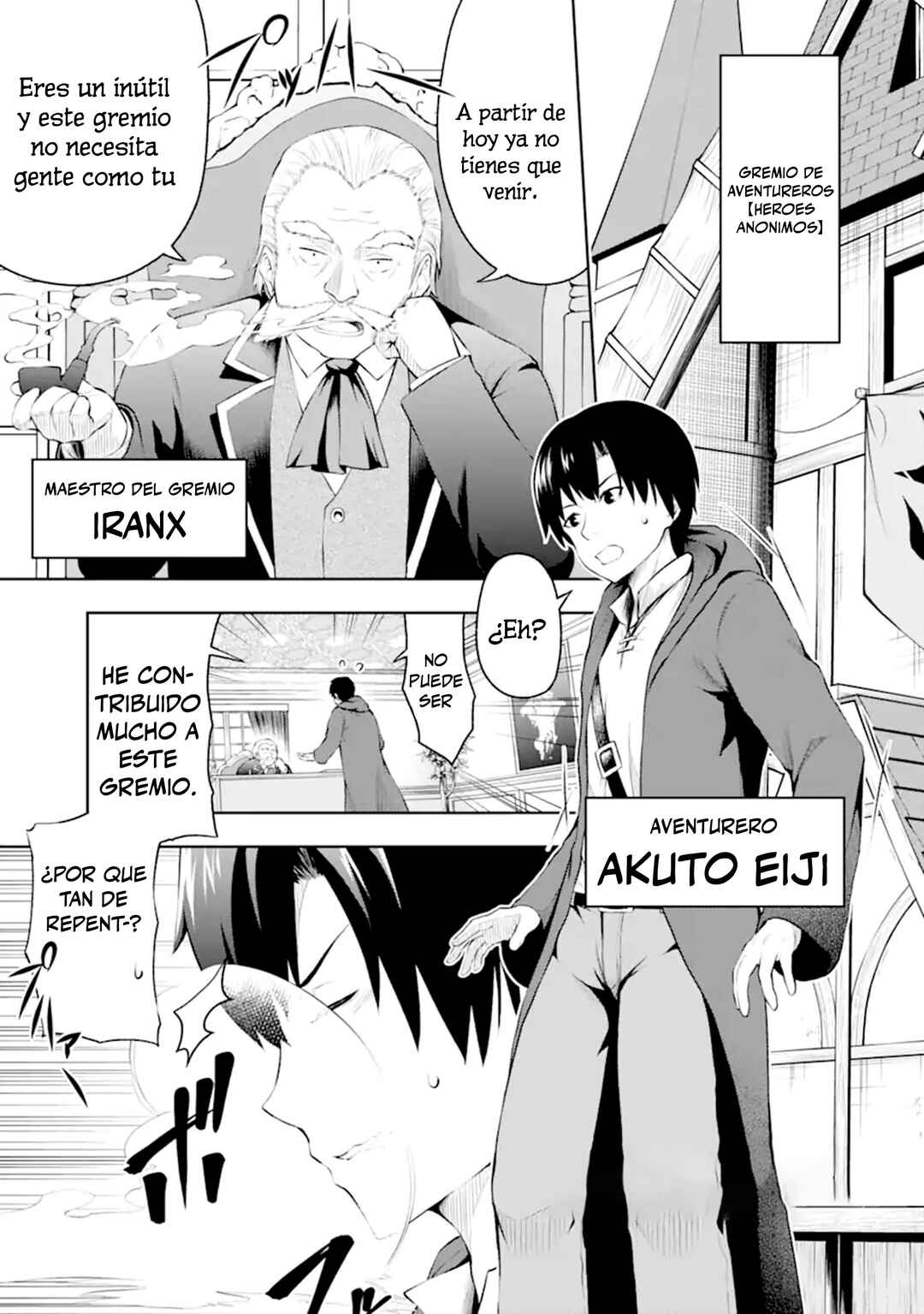 Ore wa Boukensha Guild no Akutoku Guild Master ~Jinzai wo Tekizaitekisho ni Tsuihou Shitara, Nazeka Mechakucha Kanshasaremashita~ Chapter 0 - Page 1