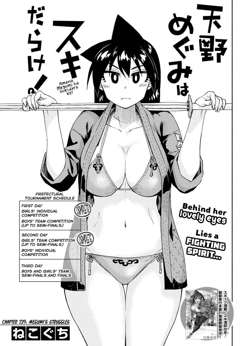 Amano Megumi wa Sukidarake! Chapter 239 - Page 3