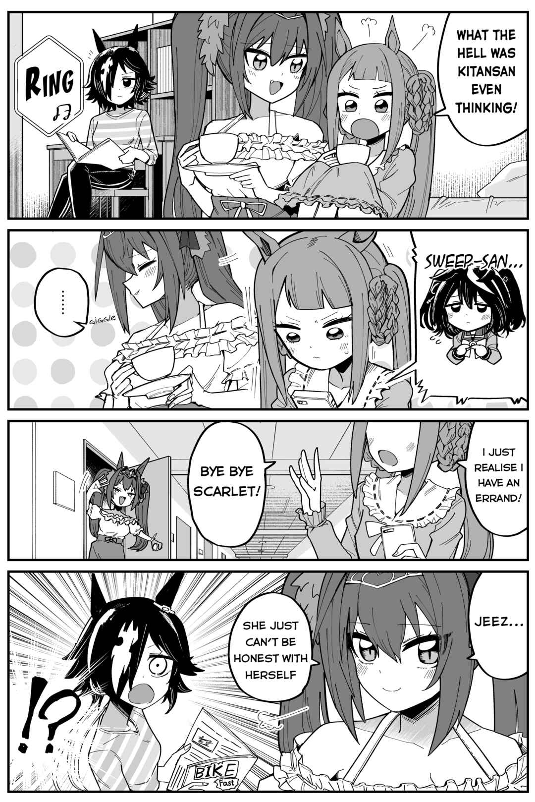 Uma Musume Pretty Derby - KitaSwee manga when they fought (Doujinshi) Chapter ? - Page 1