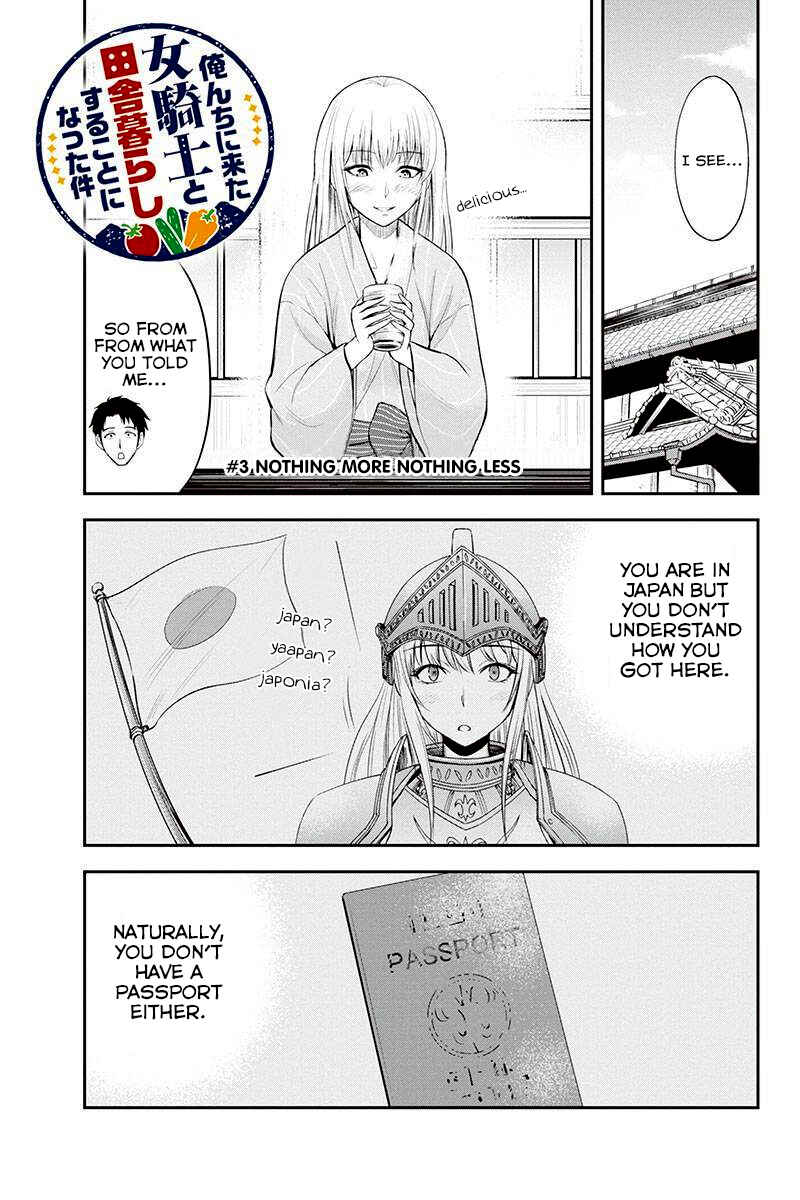 Orenchi ni Kita Onna Kishi to Inakagurashi Surukotoninatta Ken Chapter 3 - Page 1