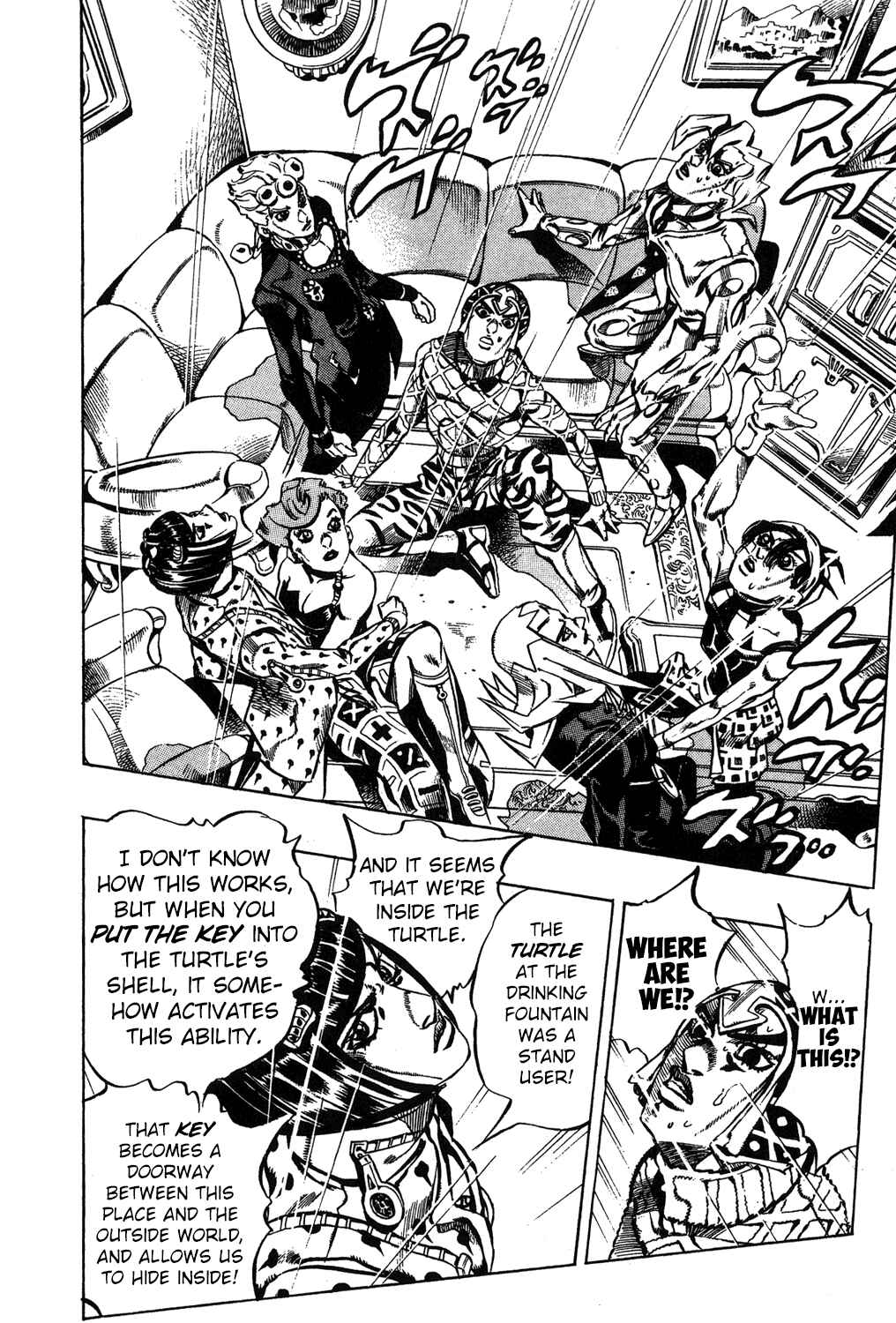 JoJo no Kimyou na Bouken: Part 5 - Ougon no Kaze Chapter 48 - Page 8