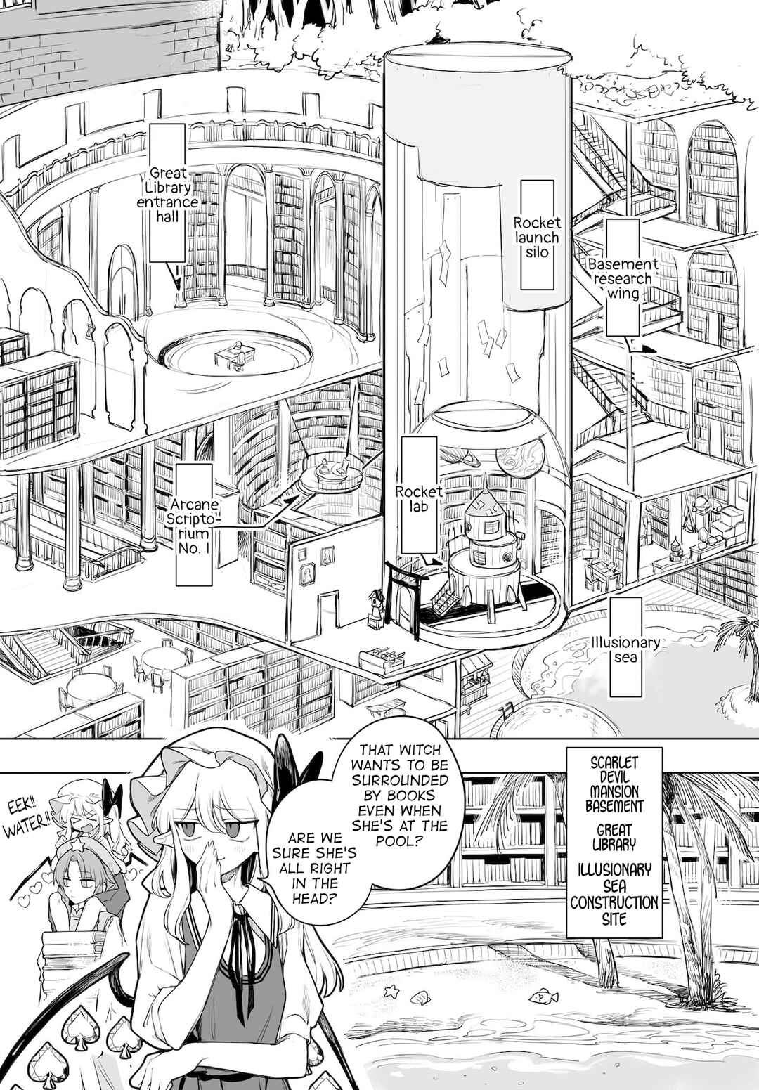 Touhou Project Niji Sousaku Series - Koumakan no Onnatachi Chapter 12 - Page 11