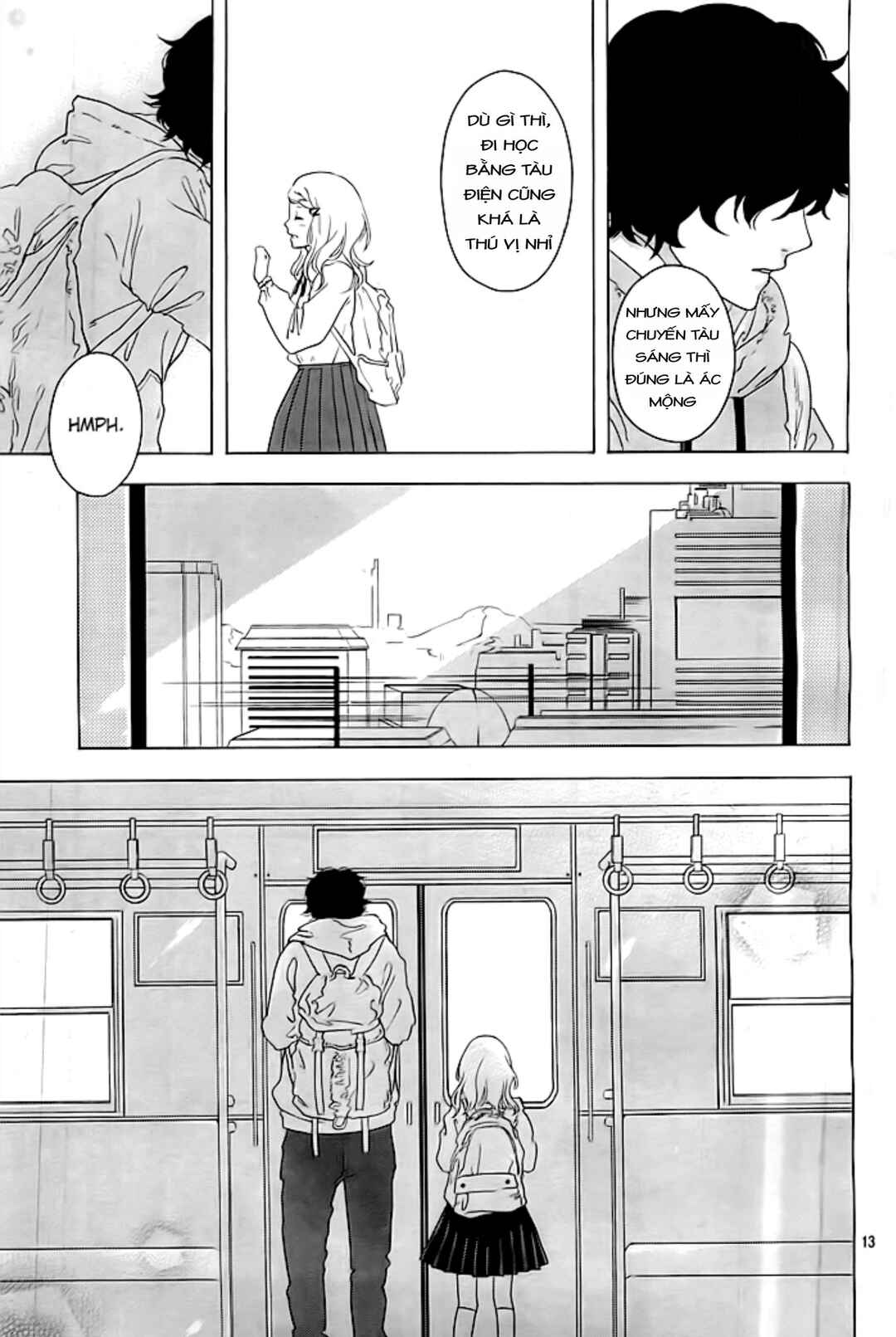 Manin Densha to Watashi to Kare Chapter ? - Page 13