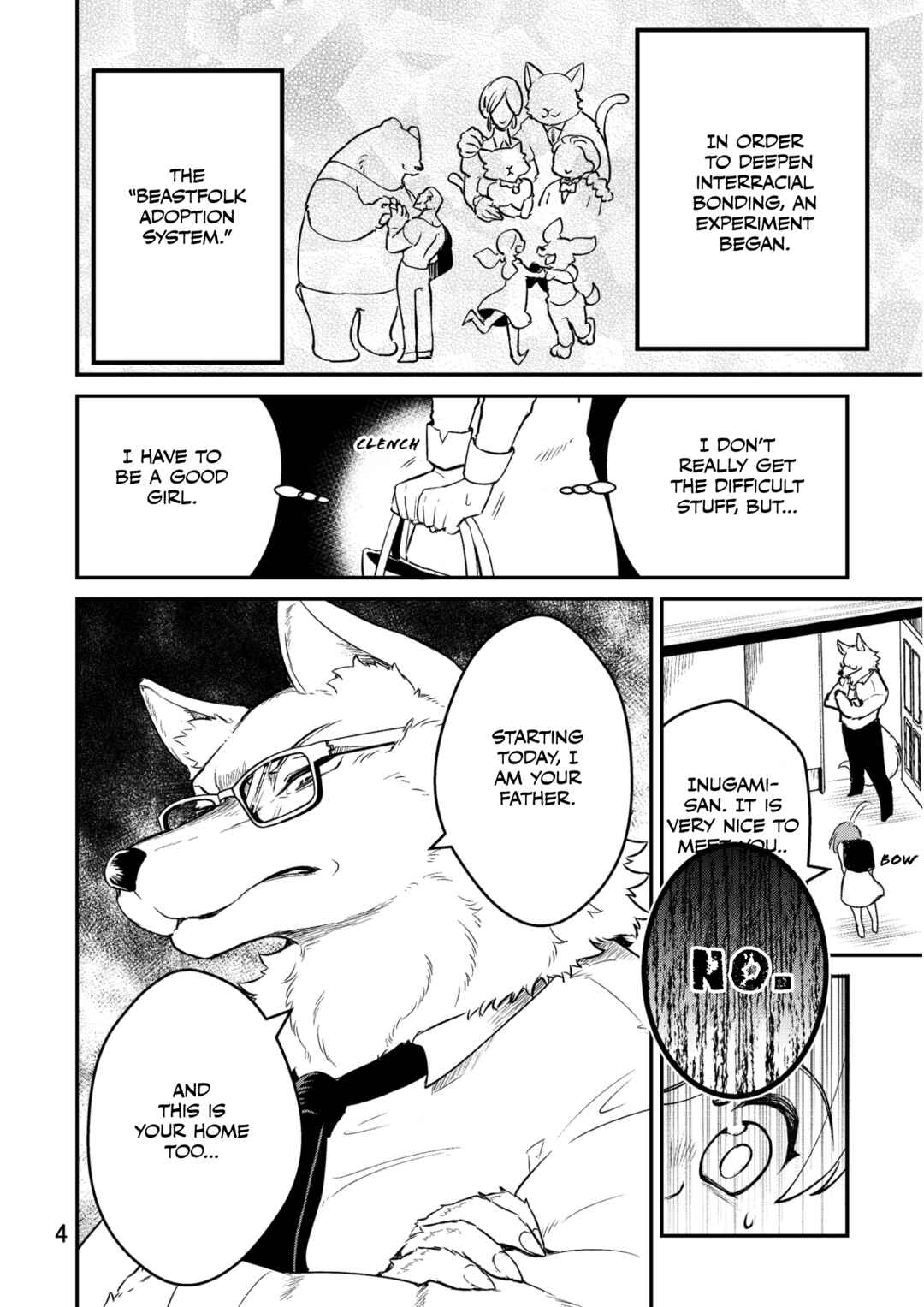 Ookami Papa to Musume-chan Chapter New Papa, New Daughter - Page 3