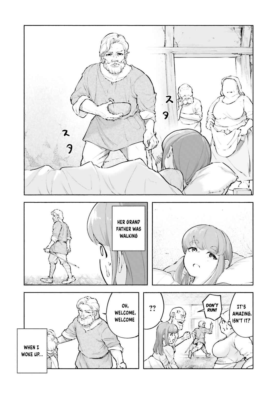 Karada wa Jidou, Nakami wa Ossan no Nariagari Bokenki - Satera mo Tsuiteikimasu! Chapter 1 - Page 36