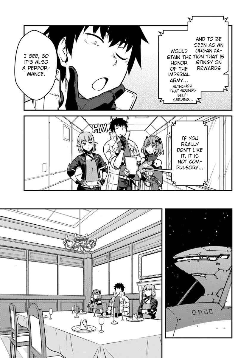 Mezametara Saikyou Soubi to Uchuusen-mochi datta node, Ikkodate Mezashite Youhei to shite Jiyuu ni Ikitai Chapter 55.1 - Page 15