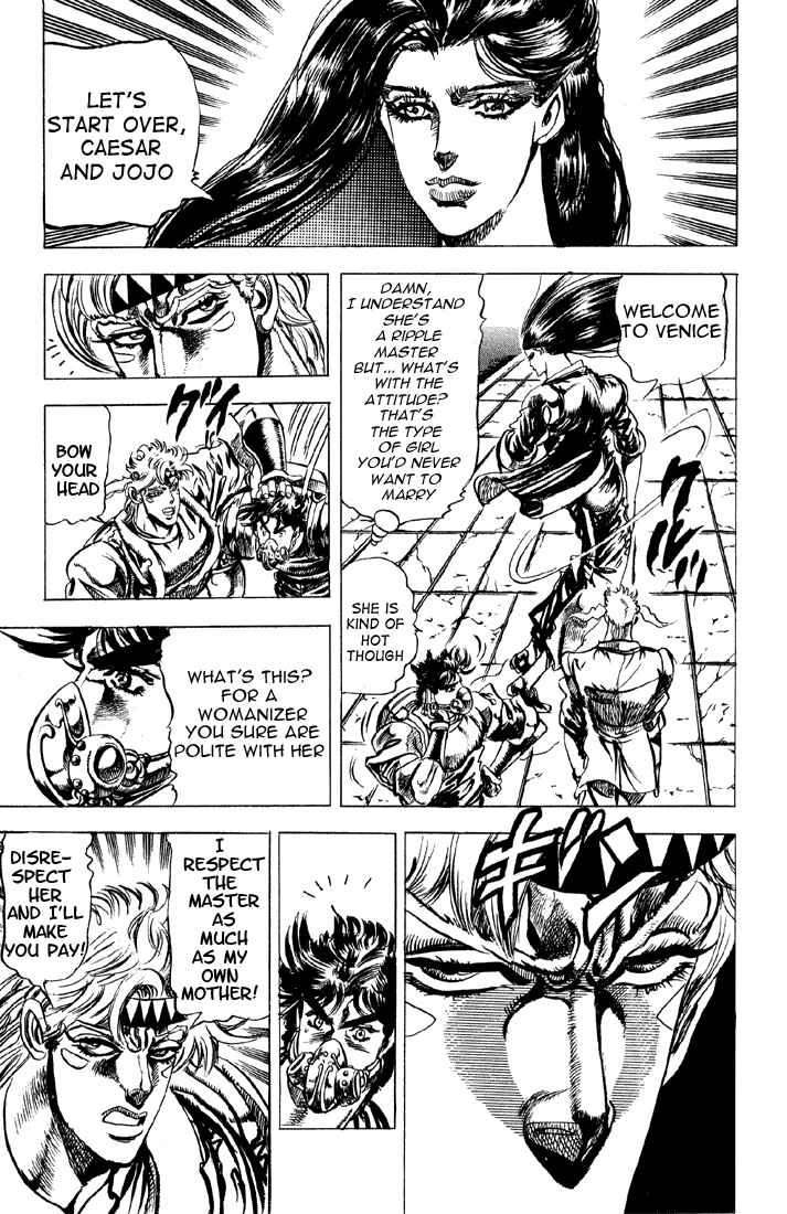 JoJo no Kimyou na Bouken: Part 2 - Sentou Chouryuu Chapter 28 - Page 11