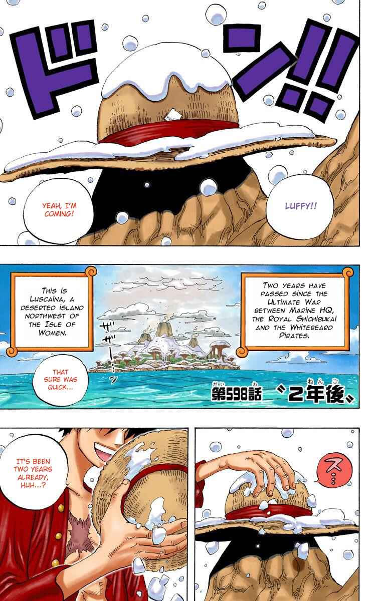 One Piece (Official Colored) Chapter 598 - Page 2