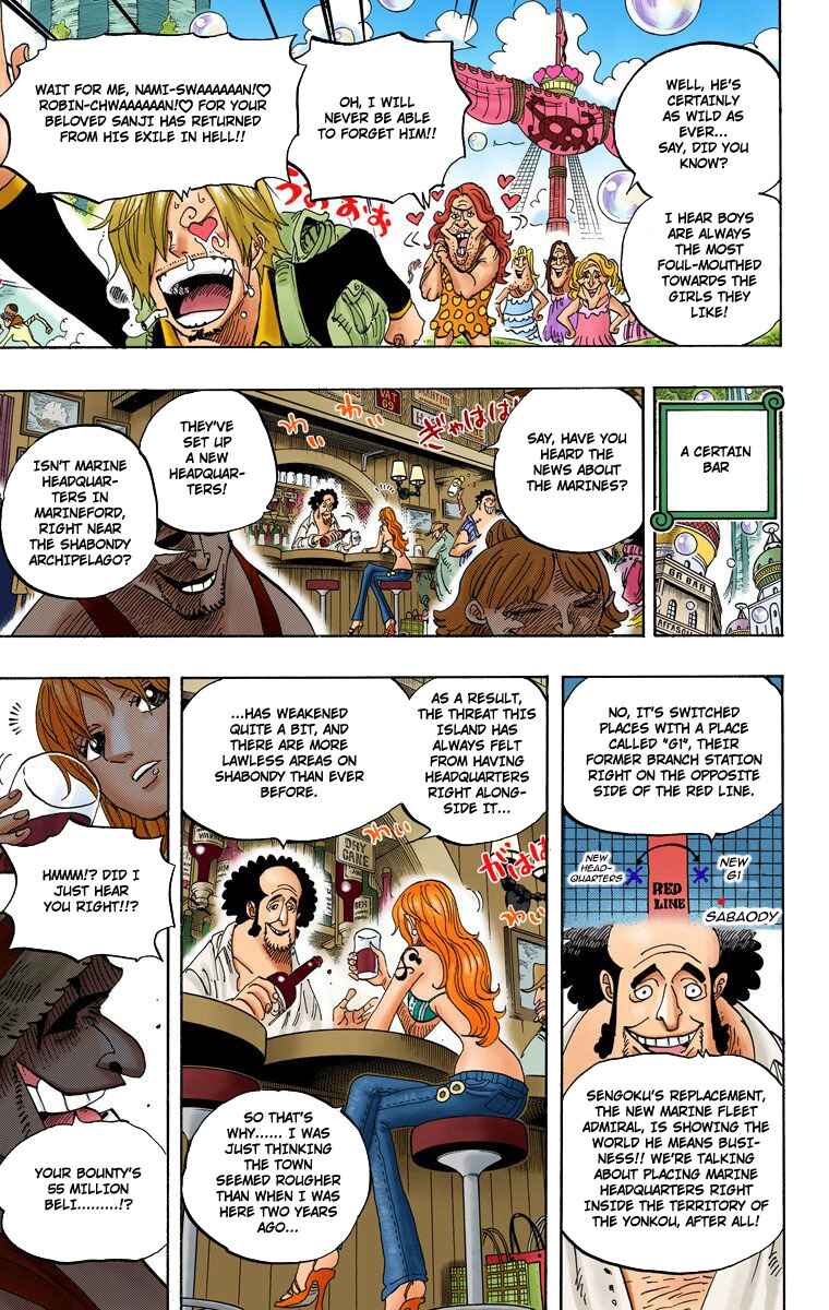 One Piece (Official Colored) Chapter 598 - Page 9