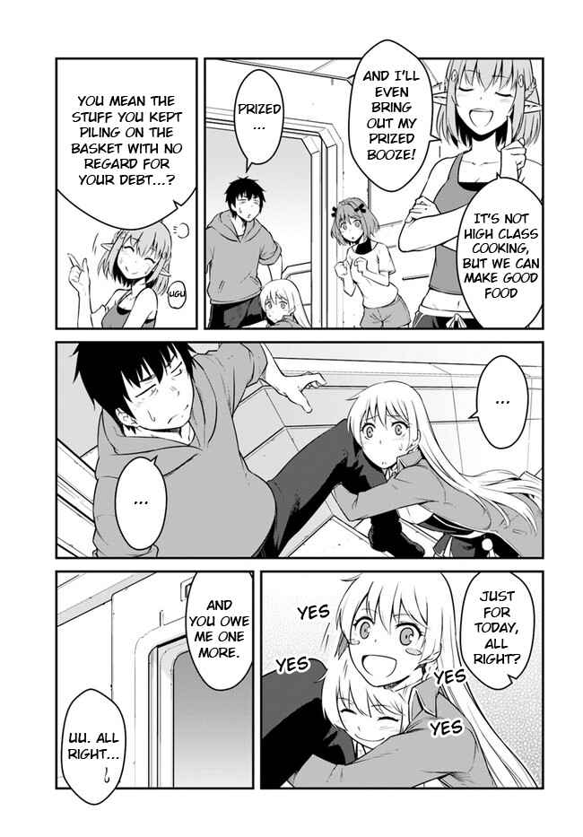 Mezametara Saikyou Soubi to Uchuusen-mochi datta node, Ikkodate Mezashite Youhei to shite Jiyuu ni Ikitai Chapter 21.1 - Page 15