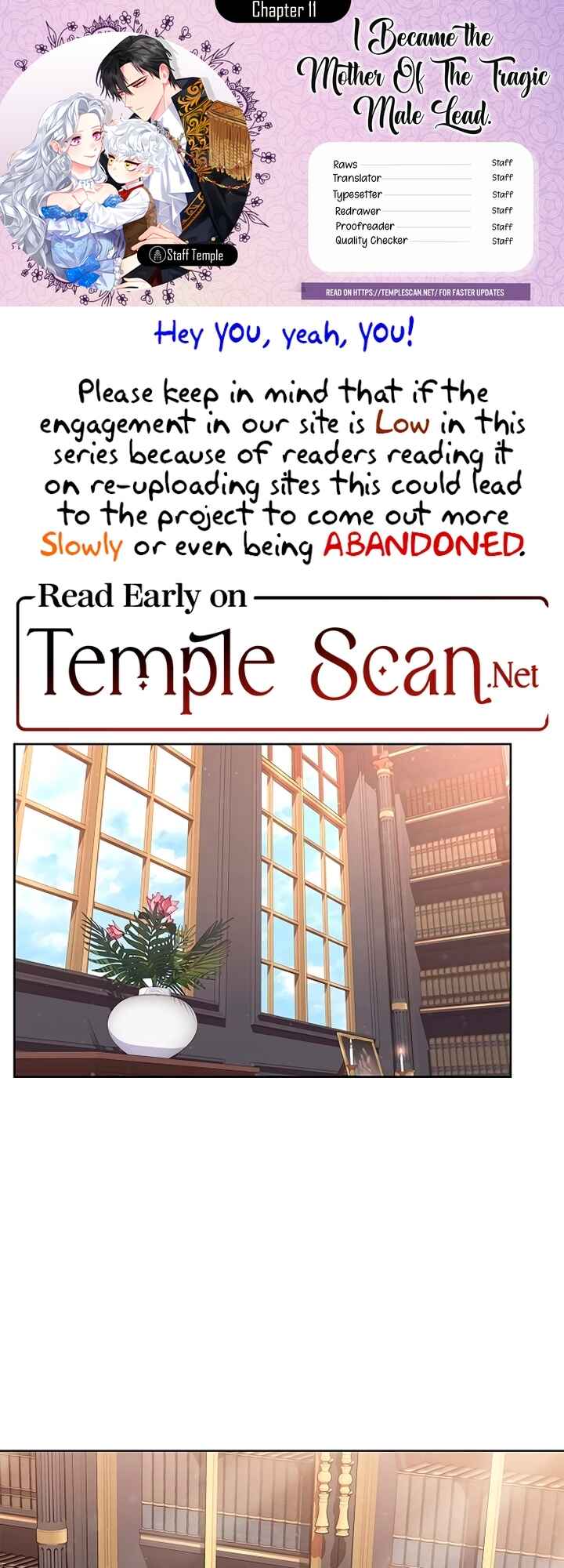 I Became the Mother of the Evil Male Lead Chapter 11 - Page 1