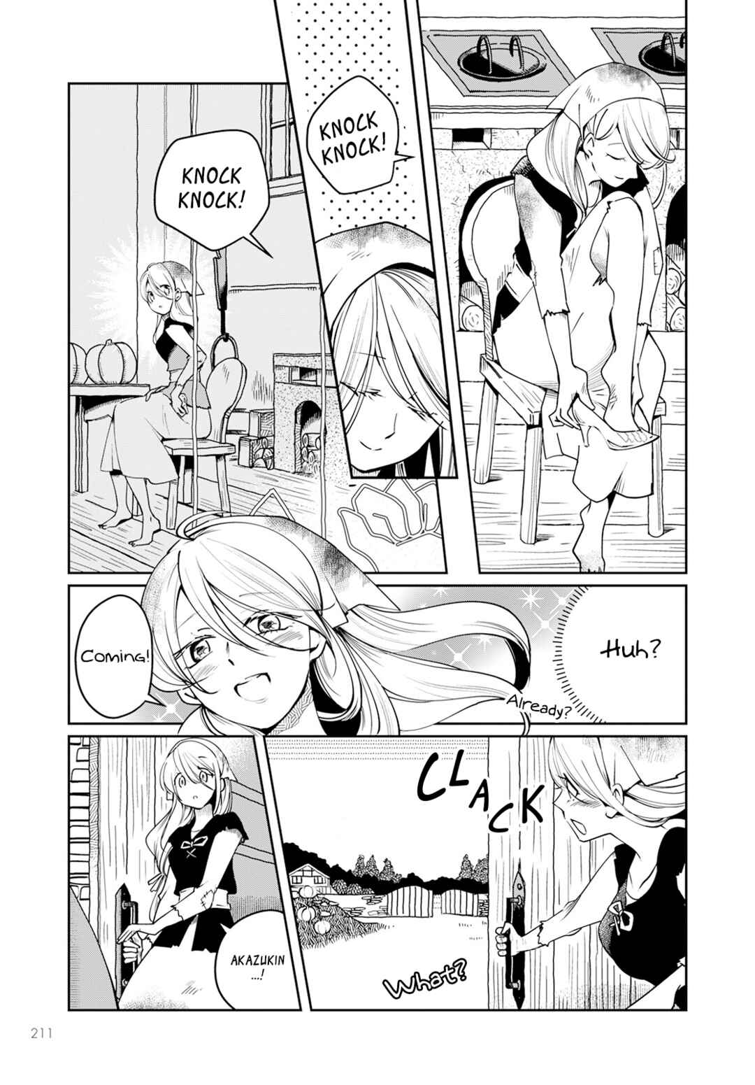Akazukin, Tabi no Tochuu de Shitai to Deau. Chapter 3 - Page 6