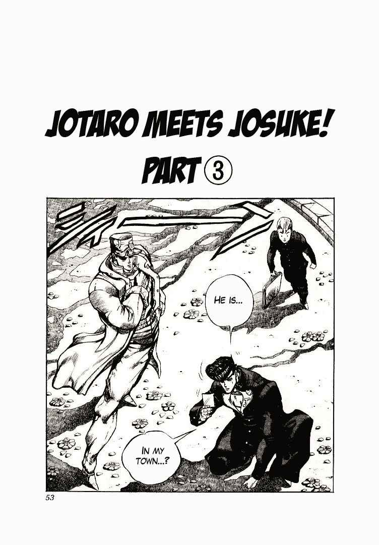 JoJo no Kimyou na Bouken: Part 4 - Diamond wa Kudakenai Chapter 3 - Page 1