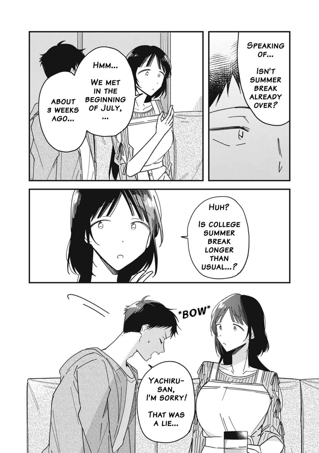 Yachiru-san wa Homeru to Nobiru Chapter 11.1 - Page 5