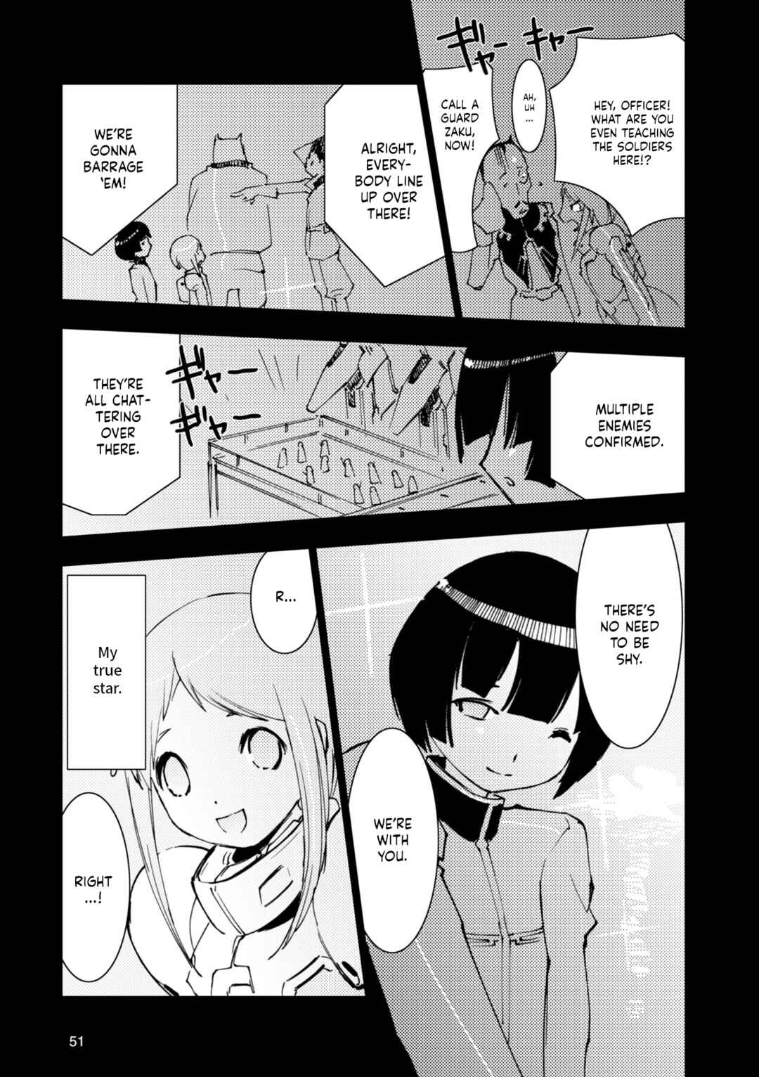 Advance of Zeta Re-Boot: Gundam Inle - Black Rabbit Had a Dream Chapter 9 - Page 51
