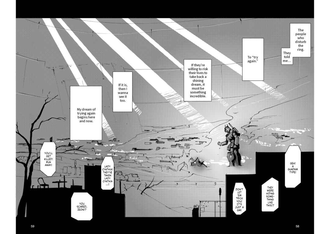 Advance of Zeta Re-Boot: Gundam Inle - Black Rabbit Had a Dream Chapter 9 - Page 57