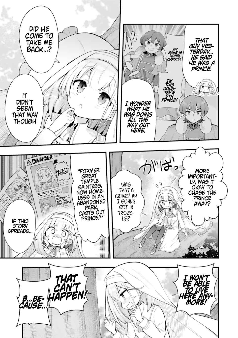 Hai Kouen no Homeless Seijo Chapter 3.2 - Page 1
