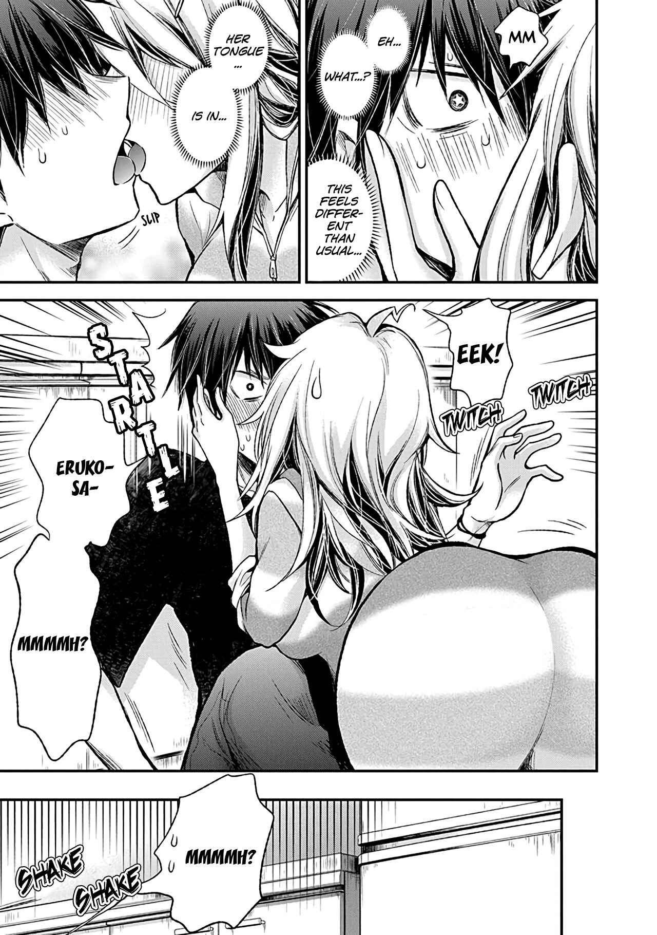 Shingeki no Eroko-san: Hen na Oneesan wa Danshi Kousei to Nakayoku Naritai Chapter 13 - Page 14