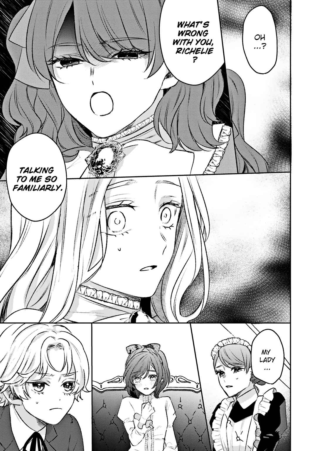 Ko, Konna Ikemen ga Watashi no Osananajimi de Kon'yakusha Desutte? Sasuga Akuyaku Reijou, Sore Kurai no Utsuwa Janakereba Konna Taiyaku Tsutomaranai Wa Chapter 5 - Page 14