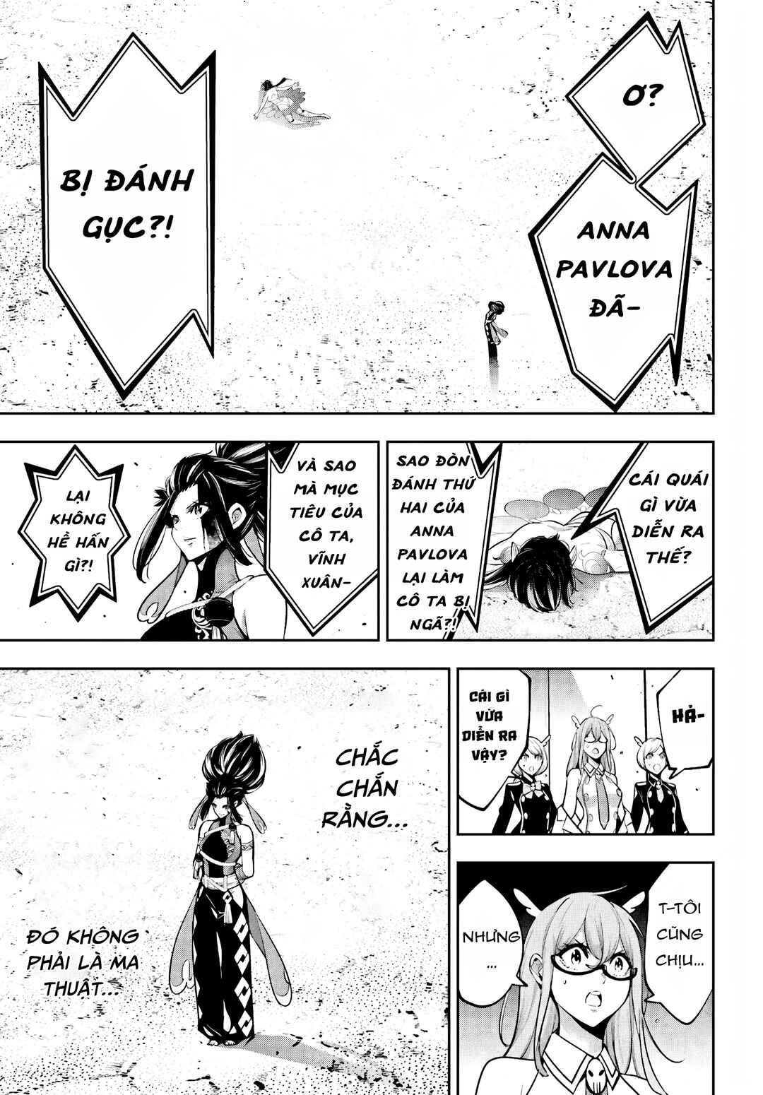Majo Taisen - 32-nin no Isai no Majo wa Koroshiau Chapter 46 - Page 15