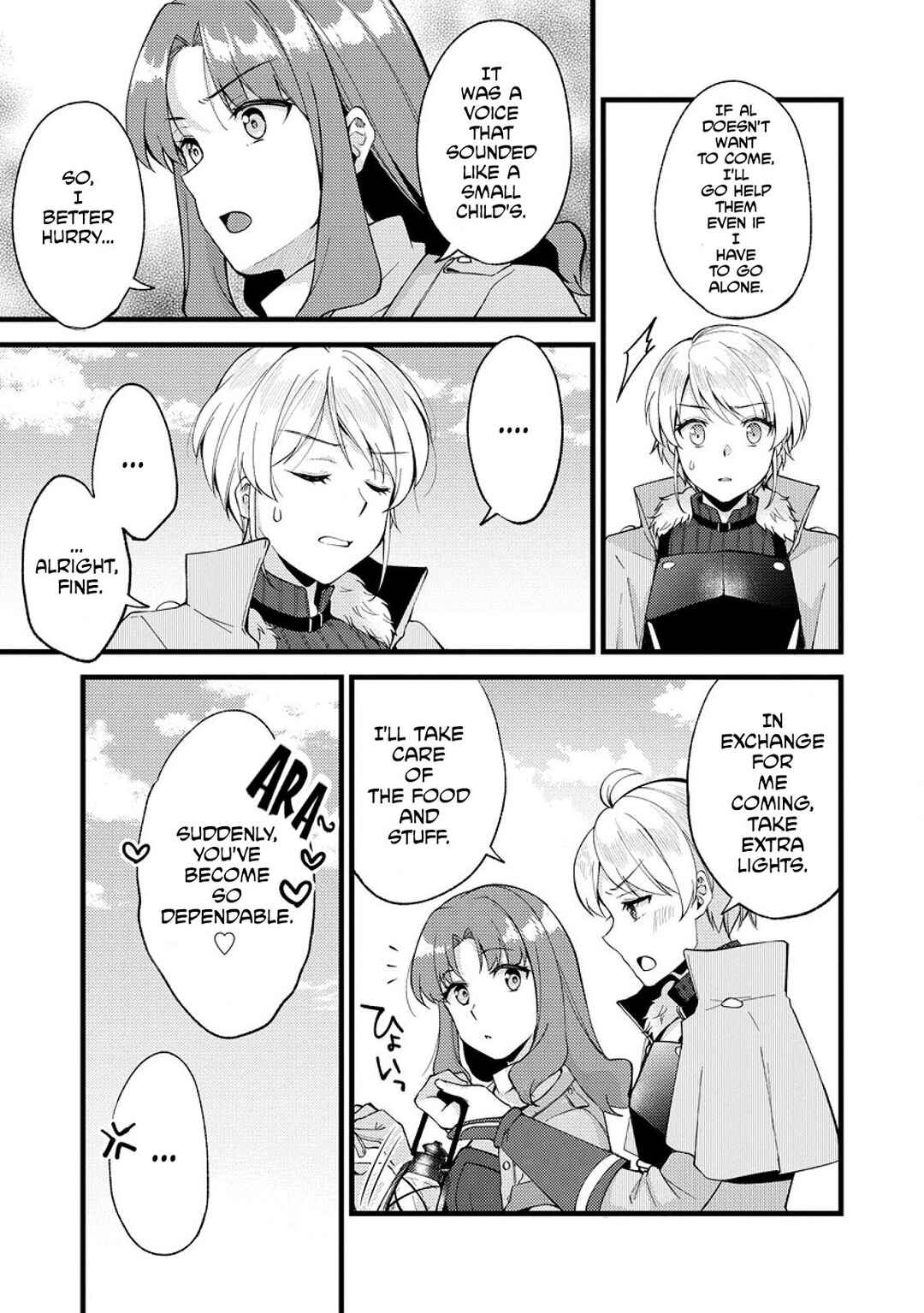 Kensei no Osananajimi ga Power Hara de Ore ni Tsuraku Ataru node, Zetsuen Shite Henkyou de Makenshi to shite Denaosu Koto ni shita. Chapter 25.2 - Page 4