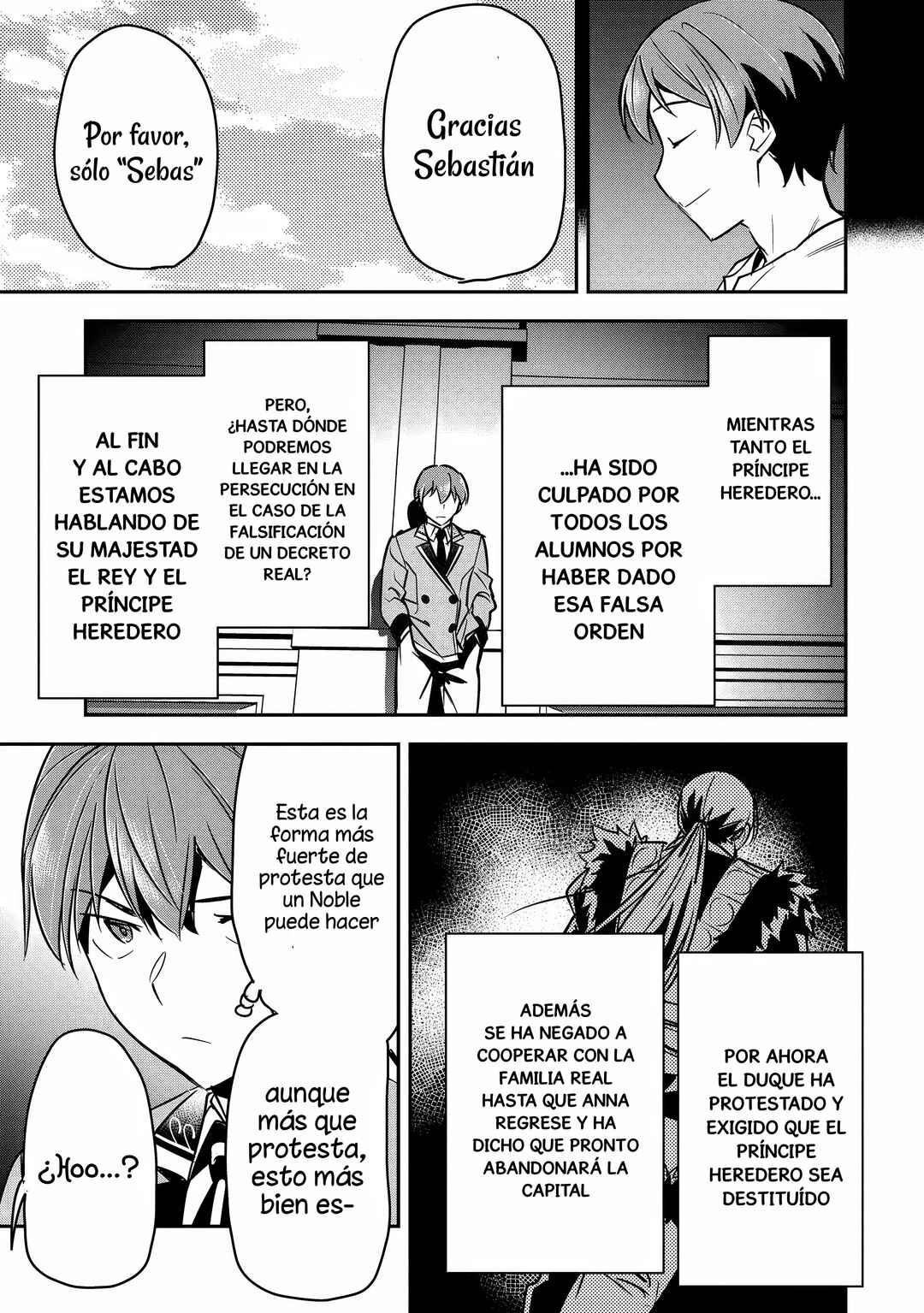 Chounin A wa Akuyaku Reijou o Doushitemo Sukuitai: Dobu to Sora to Koori no Himegimi Chapter 33 - Page 30