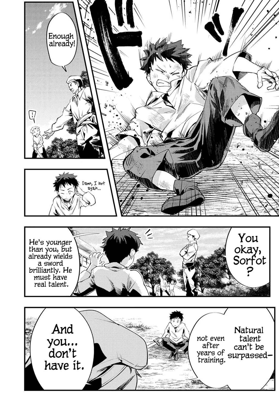 Shura Youjo no Eiyuutan ~Hanpa-sha to Iwa Reta Youhei, Youjo ni Tensei Shite Nariagaru~ Chapter 1 - Page 4