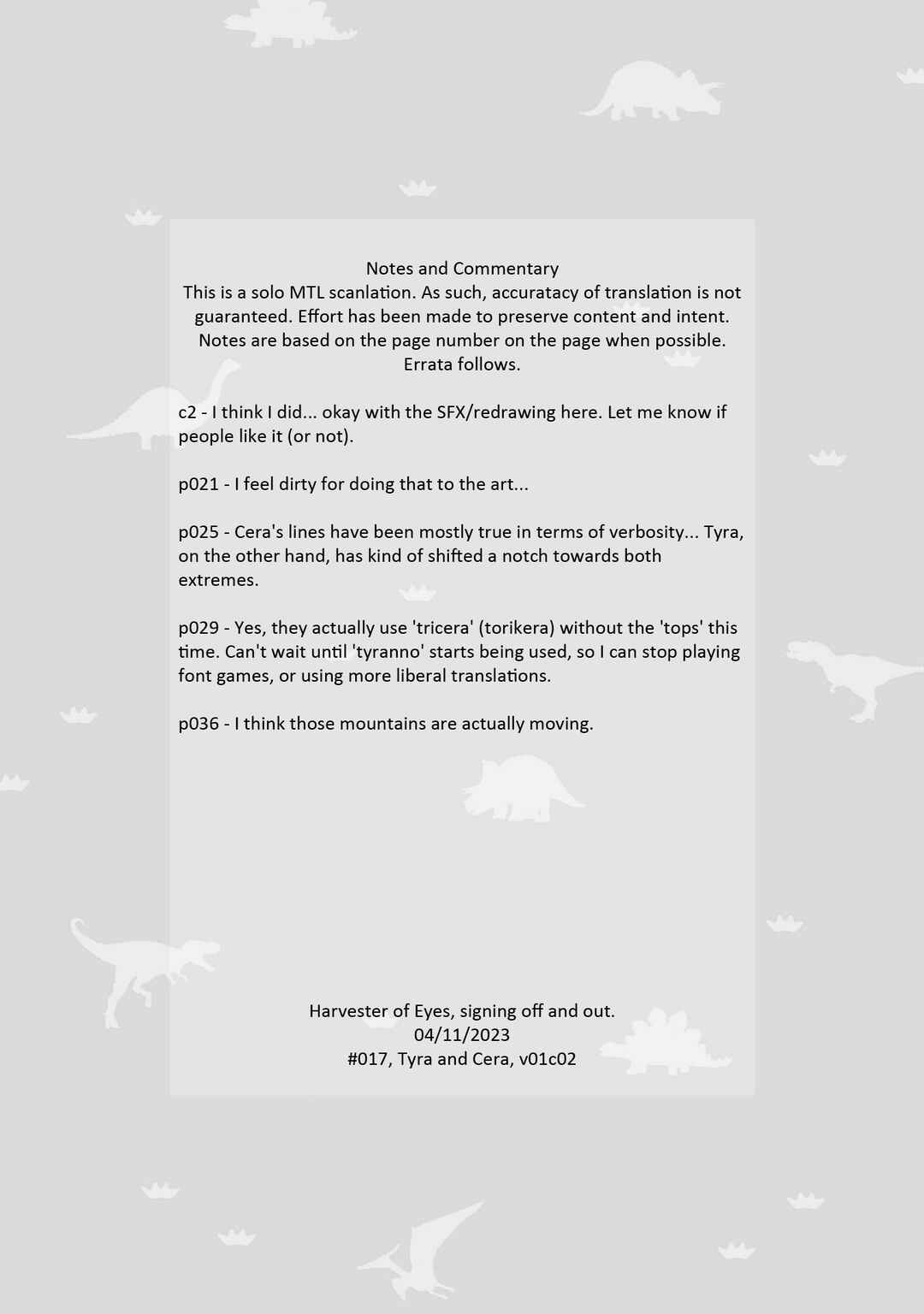 Tyra & Cera Chapter 2 - Page 17