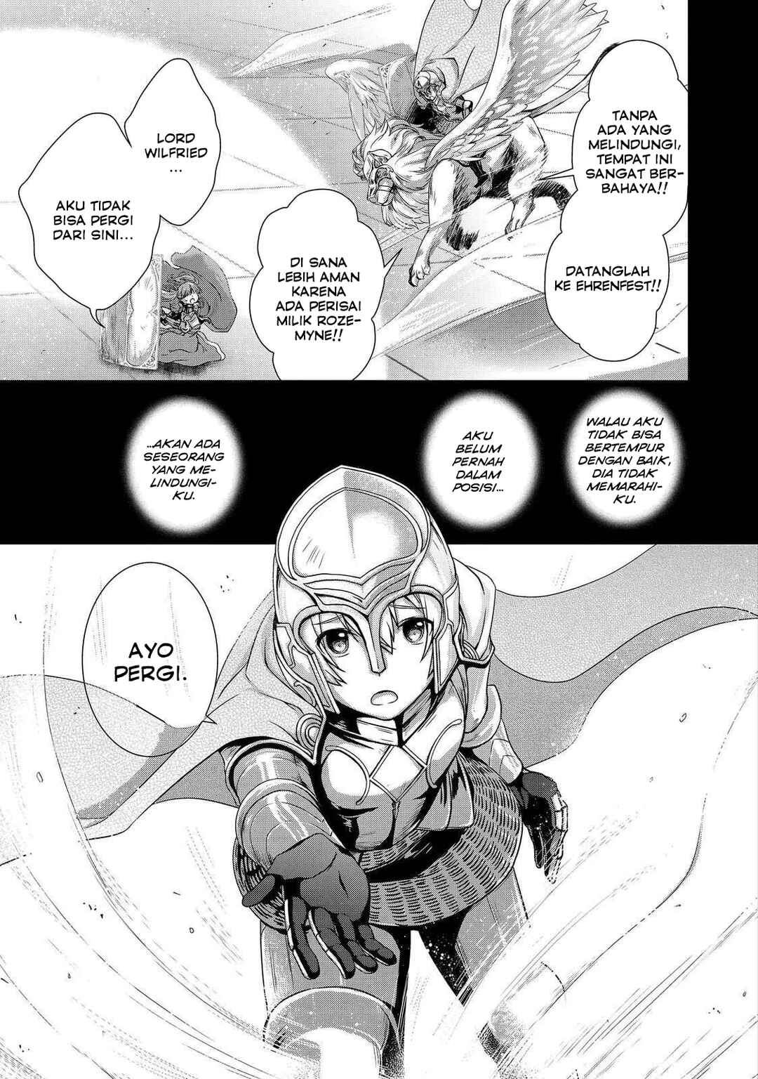 Honzuki no Gekokujou: Hannerōre no Kizoku-in Gonensei Ichi - Koishite Mitai O'hime-sama Chapter 3 - Page 7