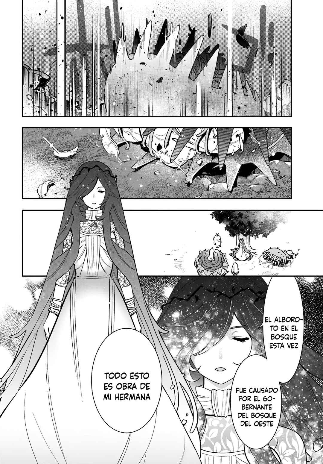Shokubutsu Monster Musume Nikki: Seijo datta Watashi ga Uragirareta Hate ni Alraune ni Tensei Shite Shimatta node, kore kara wa Kougousei o Shinagara Shizuka ni Shokubutsu Life o Sugoshimasu Chapter 27 - Page 8