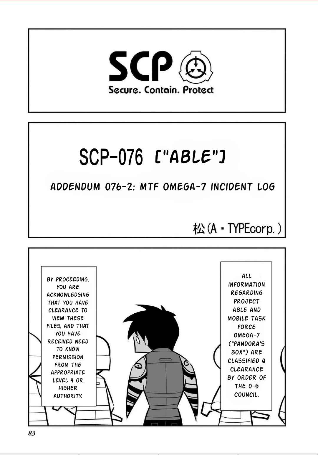 SCP Comic Anthology - KAI Chapter 7 - Page 1
