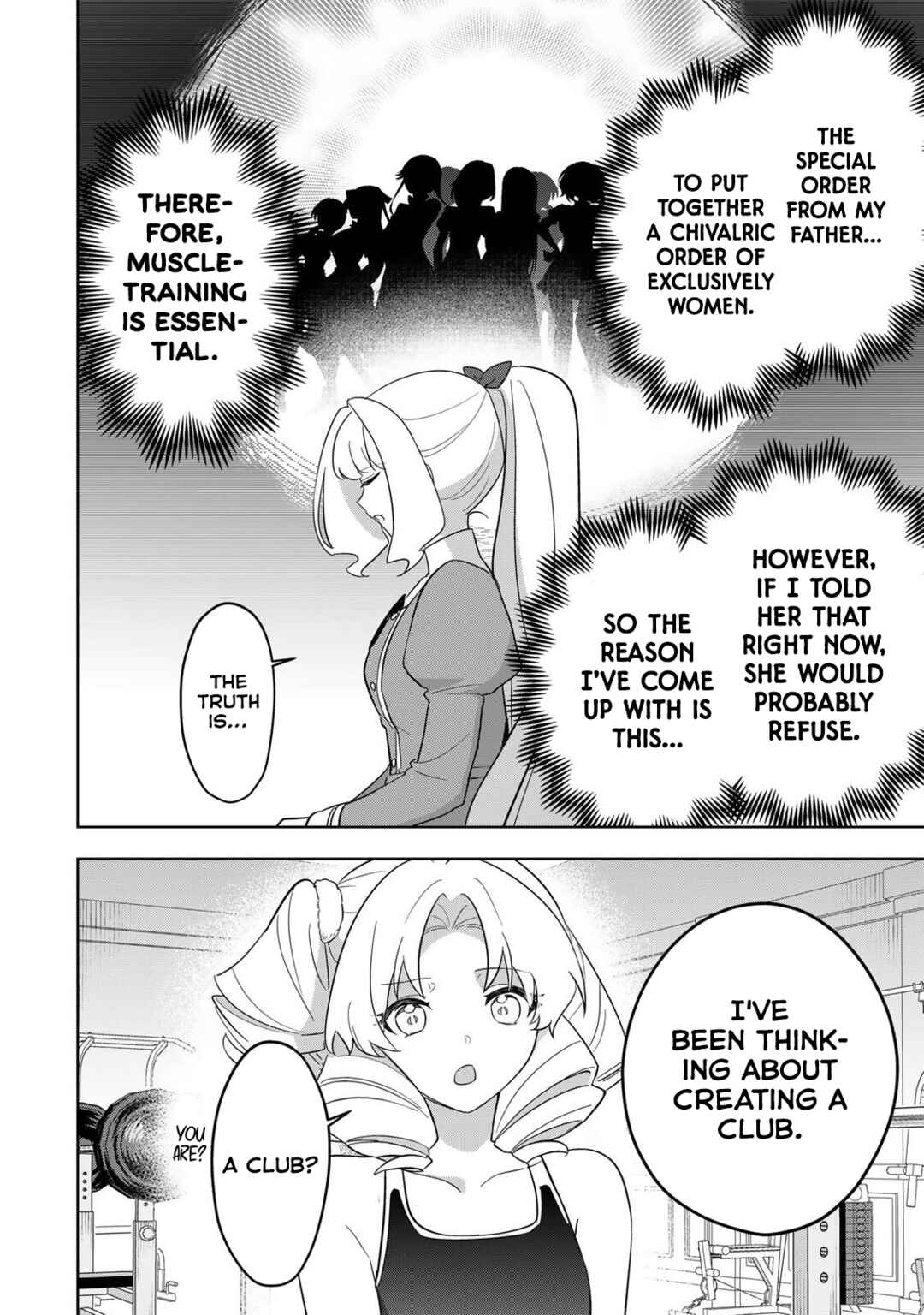 Koujo Tensei: Densetsu no Dai Madoushi (♂), Hime Kishi to Narite Densetsu no Reijou Kishidan o Tsukuri Musou Suru Chapter 15 - Page 10