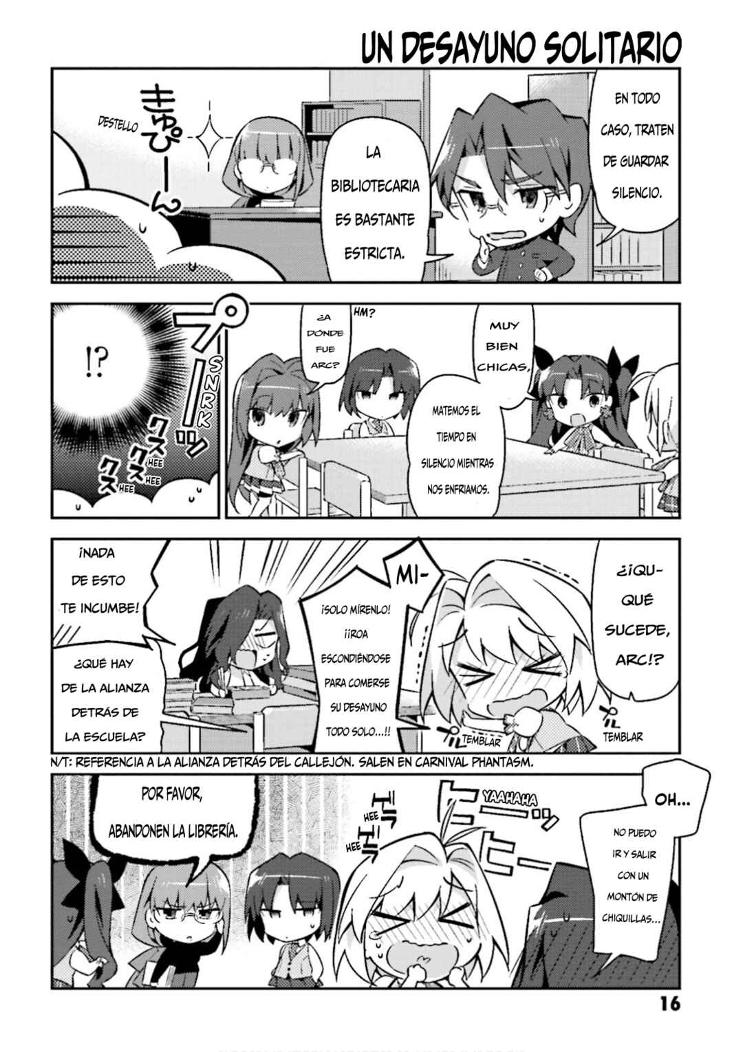 Type-Moon Gakuen - Chibi Chuki! Chapter 16 - Page 7